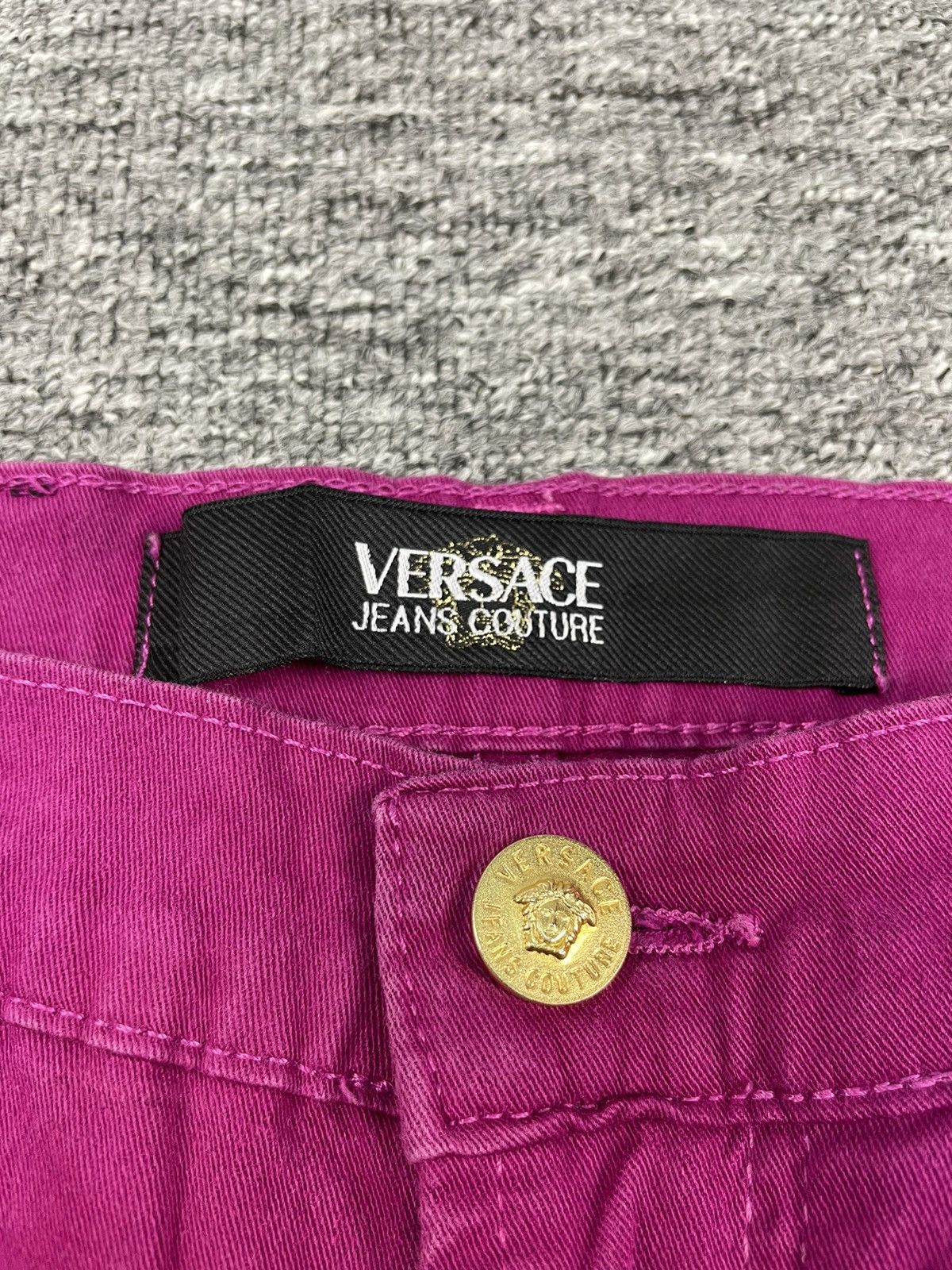 Versace Versace Jeans Couture Pants Stretch Medusa Head Size 29" - 4 Thumbnail