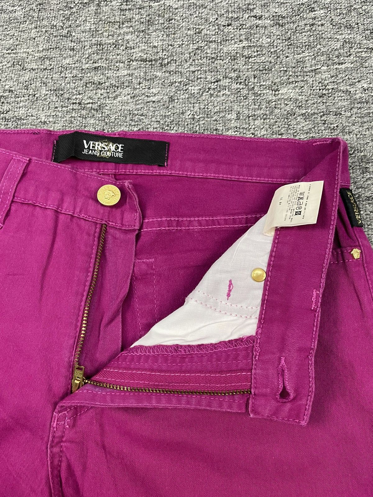 Versace Versace Jeans Couture Pants Stretch Medusa Head Size 29" - 6 Thumbnail