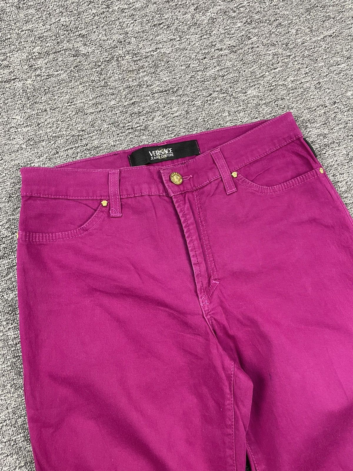 Versace Versace Jeans Couture Pants Stretch Medusa Head Size 29" - 3 Thumbnail