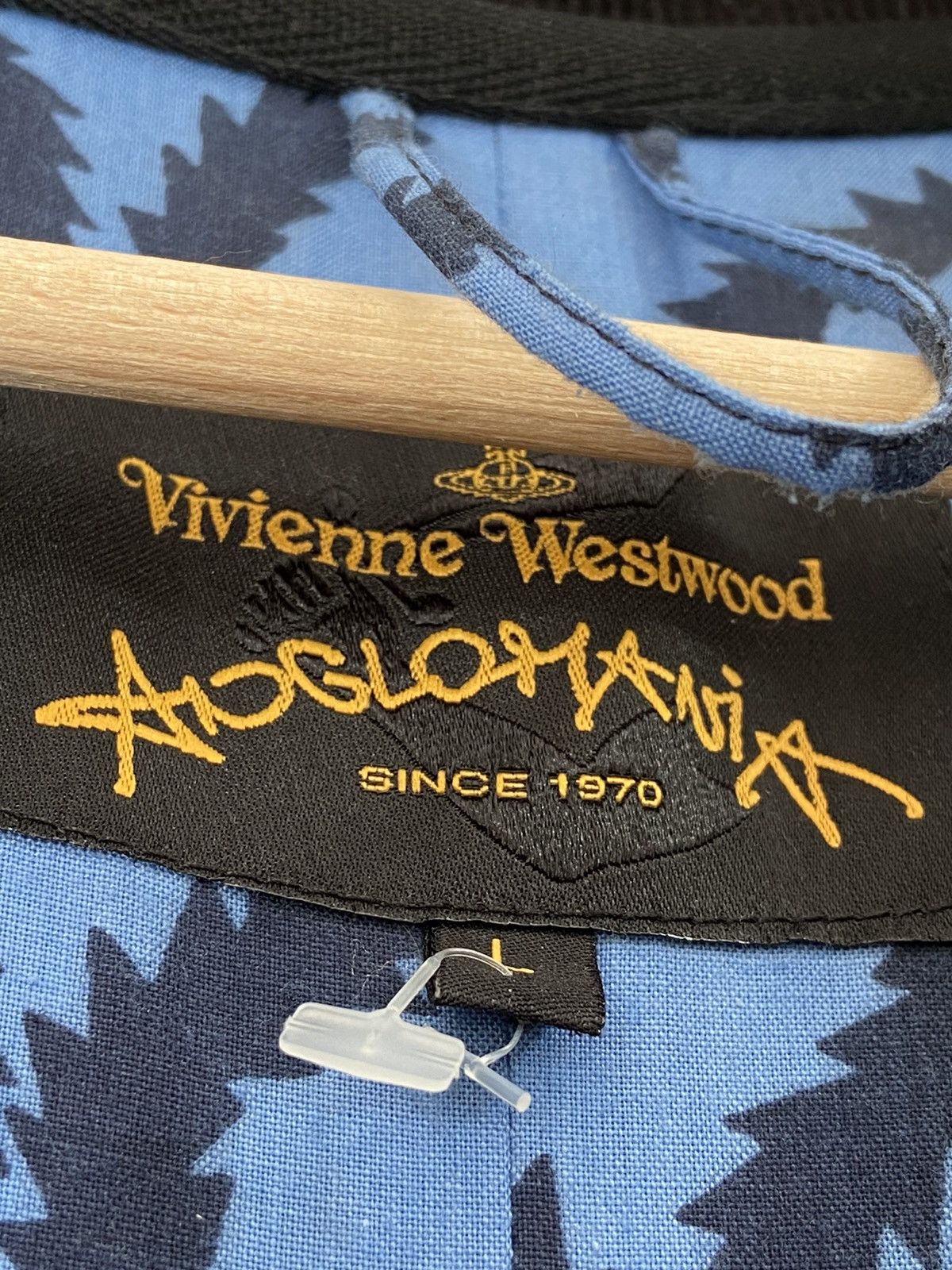 Vivienne Westwood Vivienne Westwood Denim Quilted Jacket Big Orb Logo Size US L / EU 52-54 / 3 - 12 Thumbnail