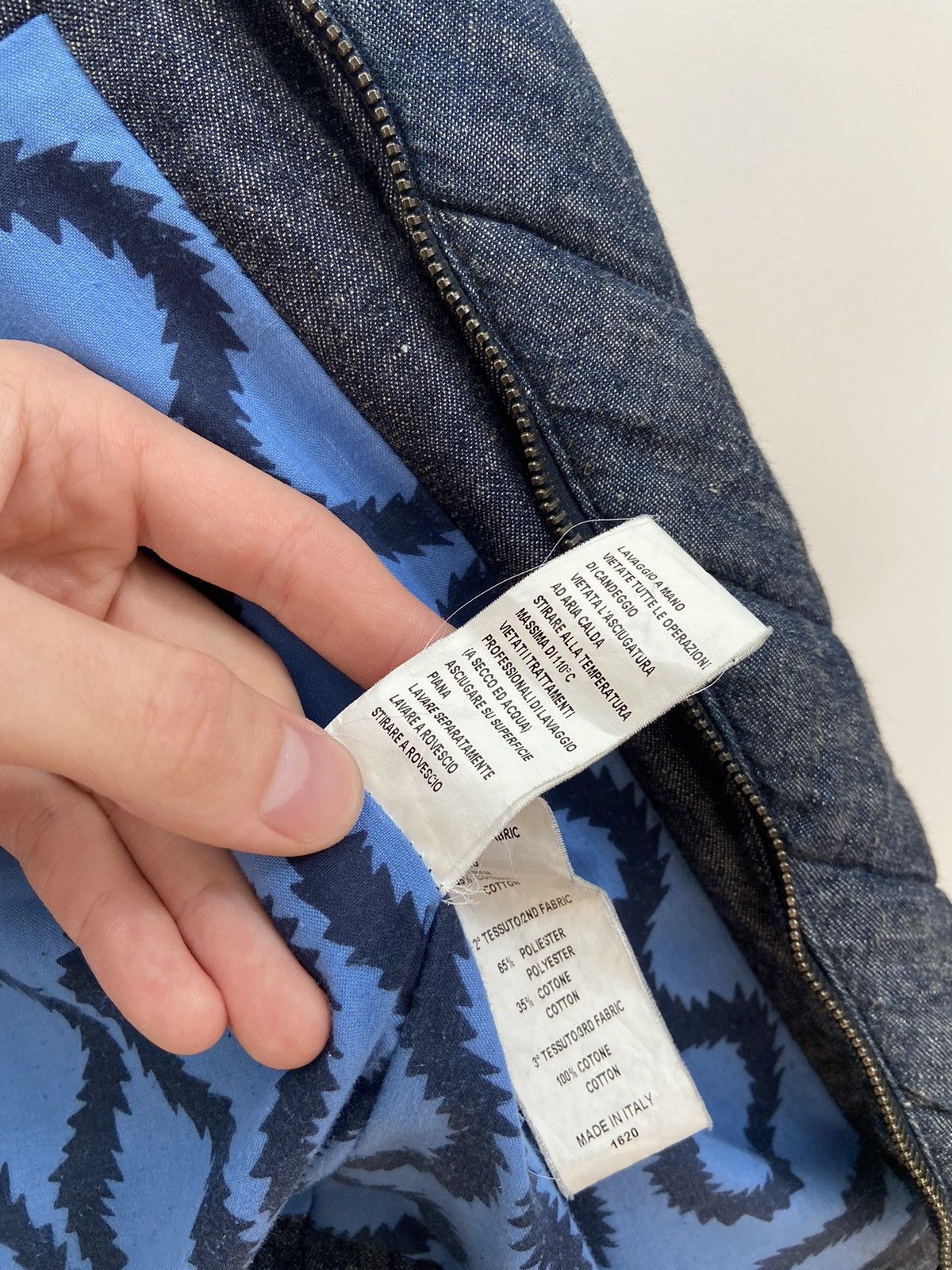 Vivienne Westwood Vivienne Westwood Denim Quilted Jacket Big Orb Logo Size US L / EU 52-54 / 3 - 18 Thumbnail