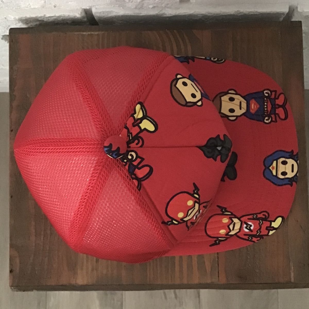 Bape × DC Comics BAPE × DC Comics trucker hat cap Batman Superman Size ONE SIZE - 5 Thumbnail