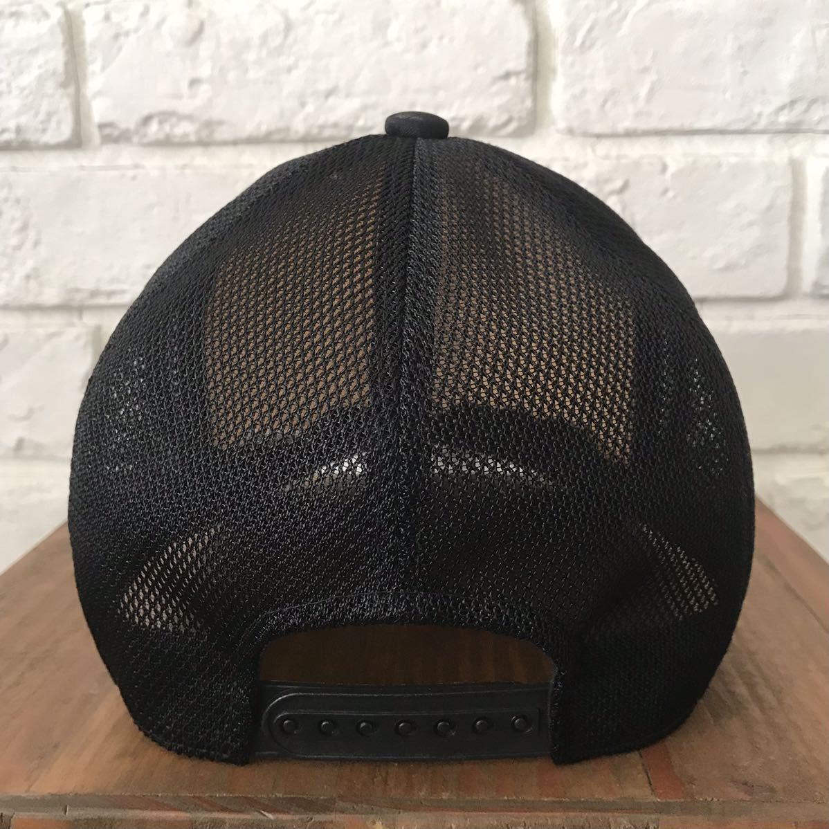 Bape × Swarovski BAPE logo Swarovski trucker hat cap a bathing ape Size ONE SIZE - 4 Thumbnail