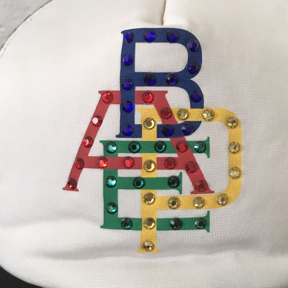Bape × Swarovski BAPE logo Swarovski trucker hat cap a bathing ape Size ONE SIZE - 2 Thumbnail