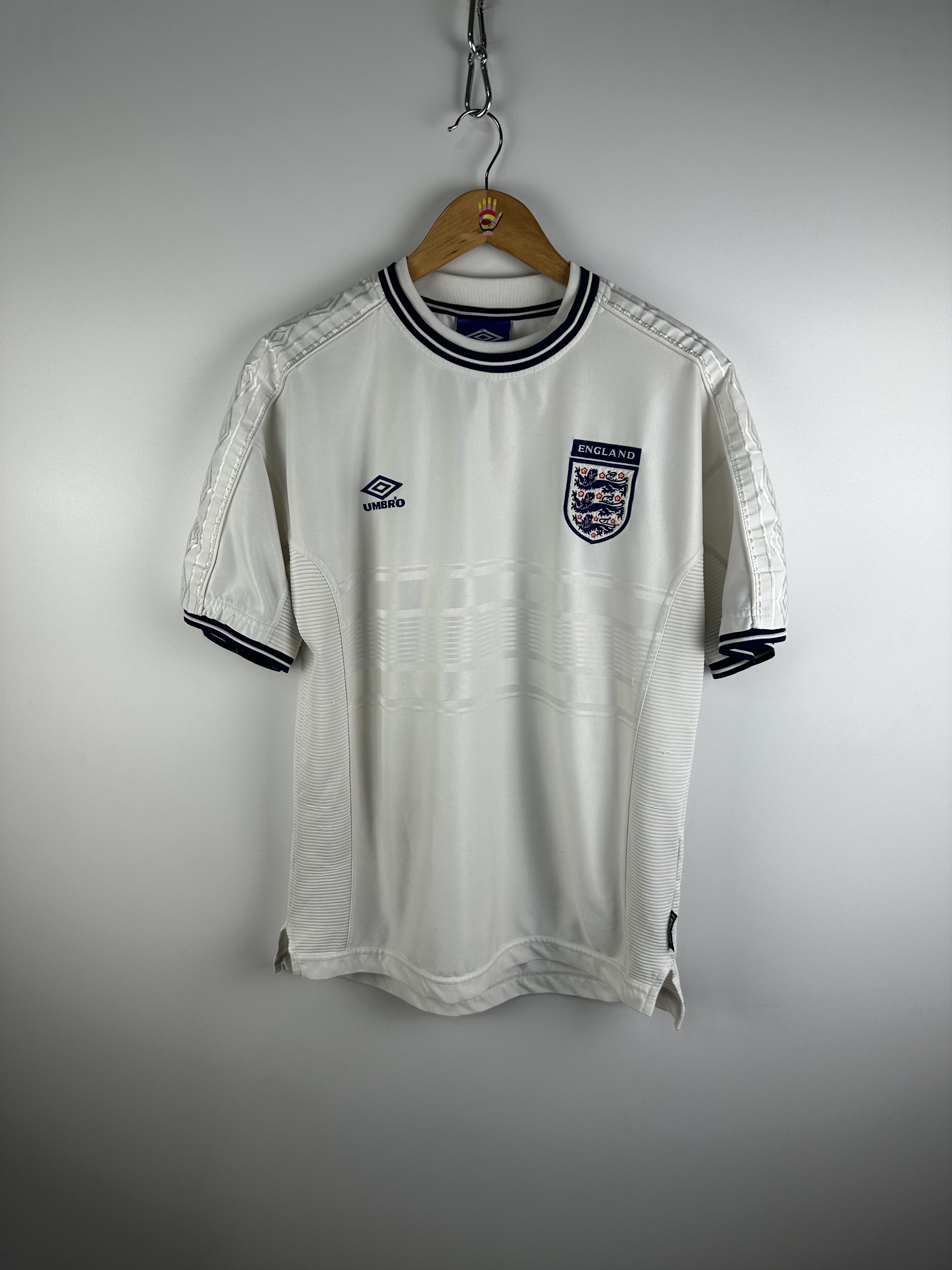 Maillot Angleterre Domicile Umbro 1999-2001 – #11 Owen – Taille 13-15 Ans