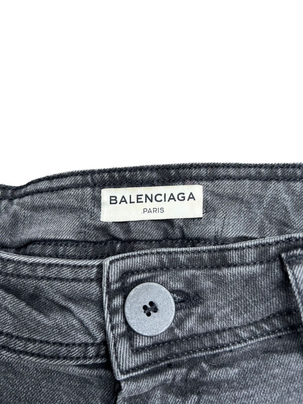 Balenciaga Balenciaga Flared Jeans Baggy Distressed Cuff Denim Size US 27 - 7 Thumbnail