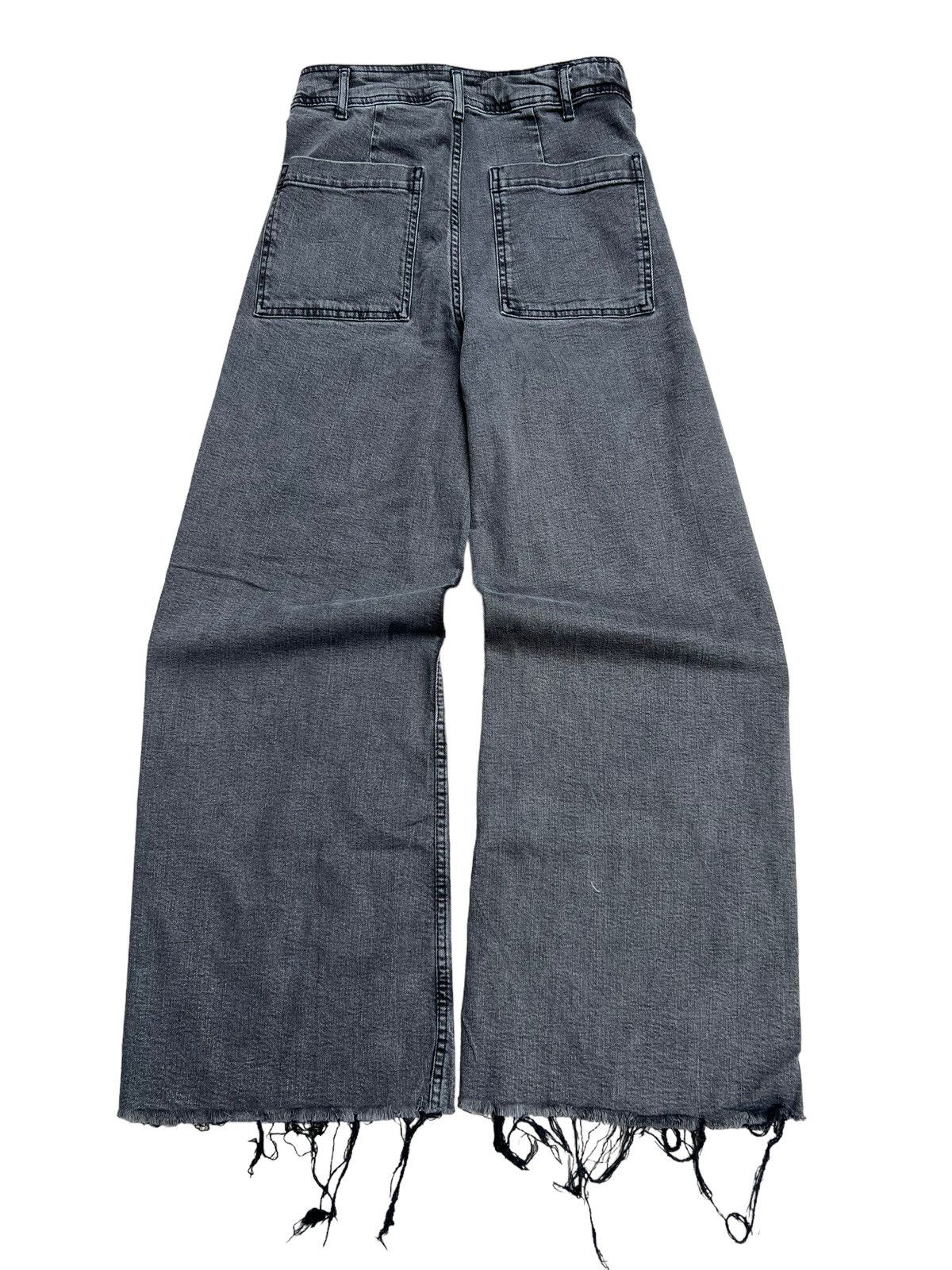 Balenciaga Balenciaga Flared Jeans Baggy Distressed Cuff Denim Size US 27 - 2 Thumbnail