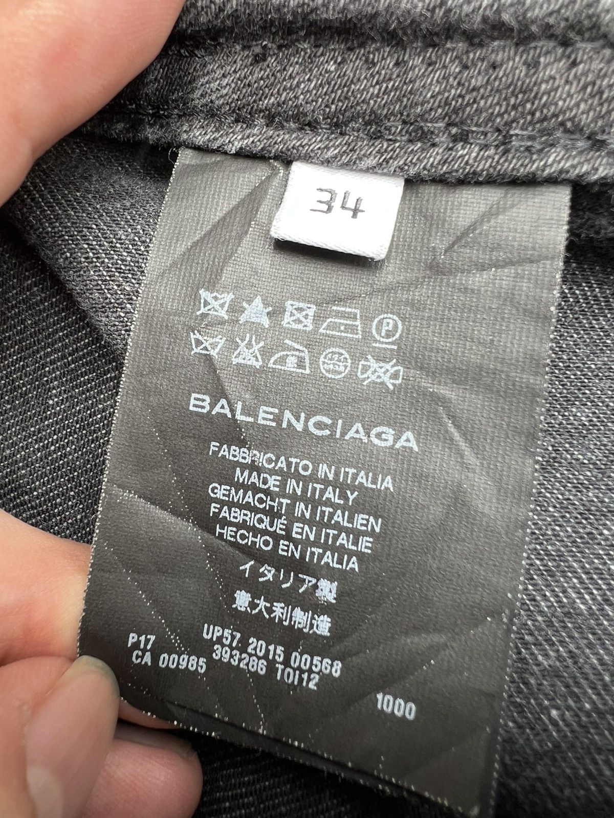Balenciaga Balenciaga Flared Jeans Baggy Distressed Cuff Denim Size US 27 - 8 Thumbnail