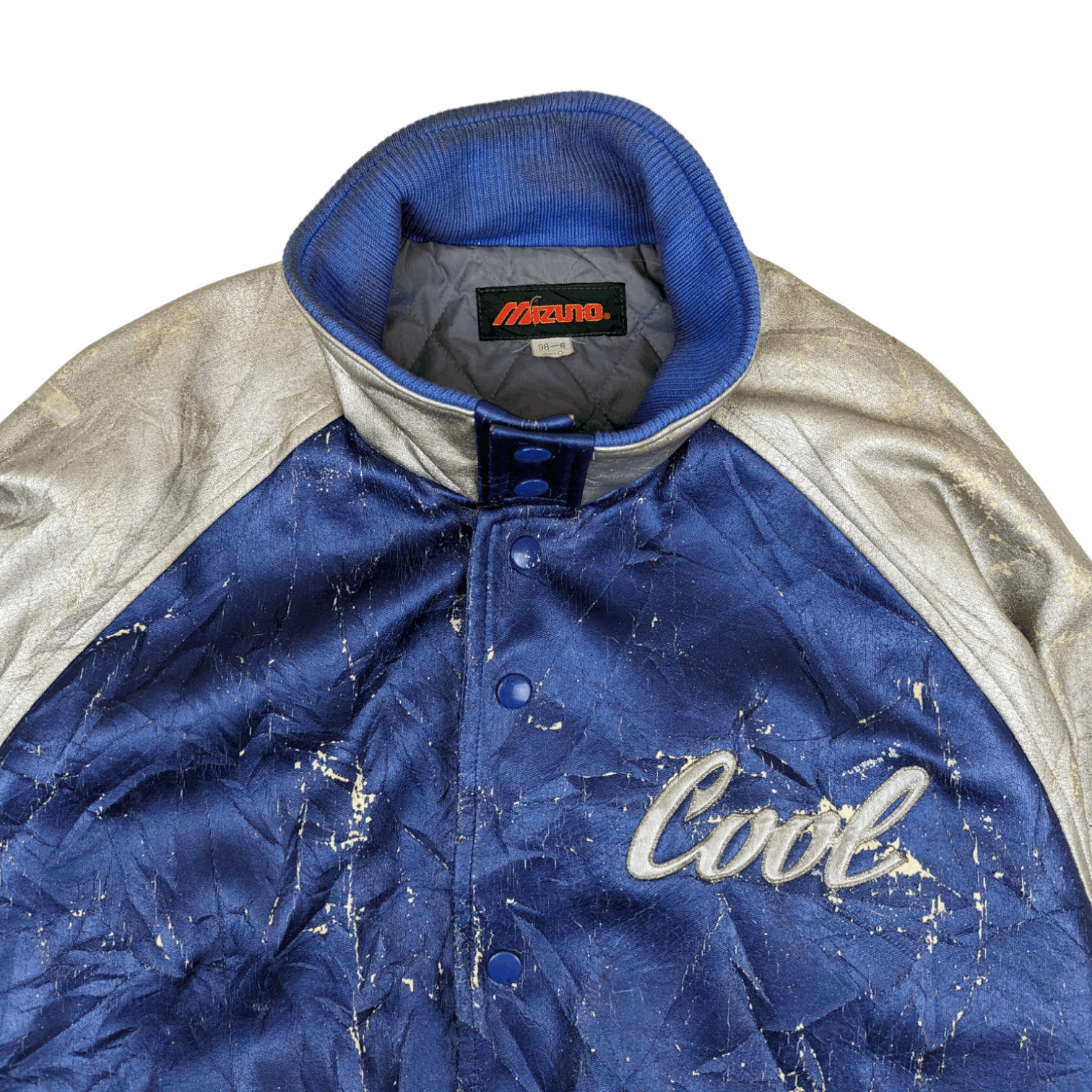 Mizuno Vintage 80's MIZUNO Cool Baseball Varsity Jacket Size US L / EU 52-54 / 3 - 4 Thumbnail