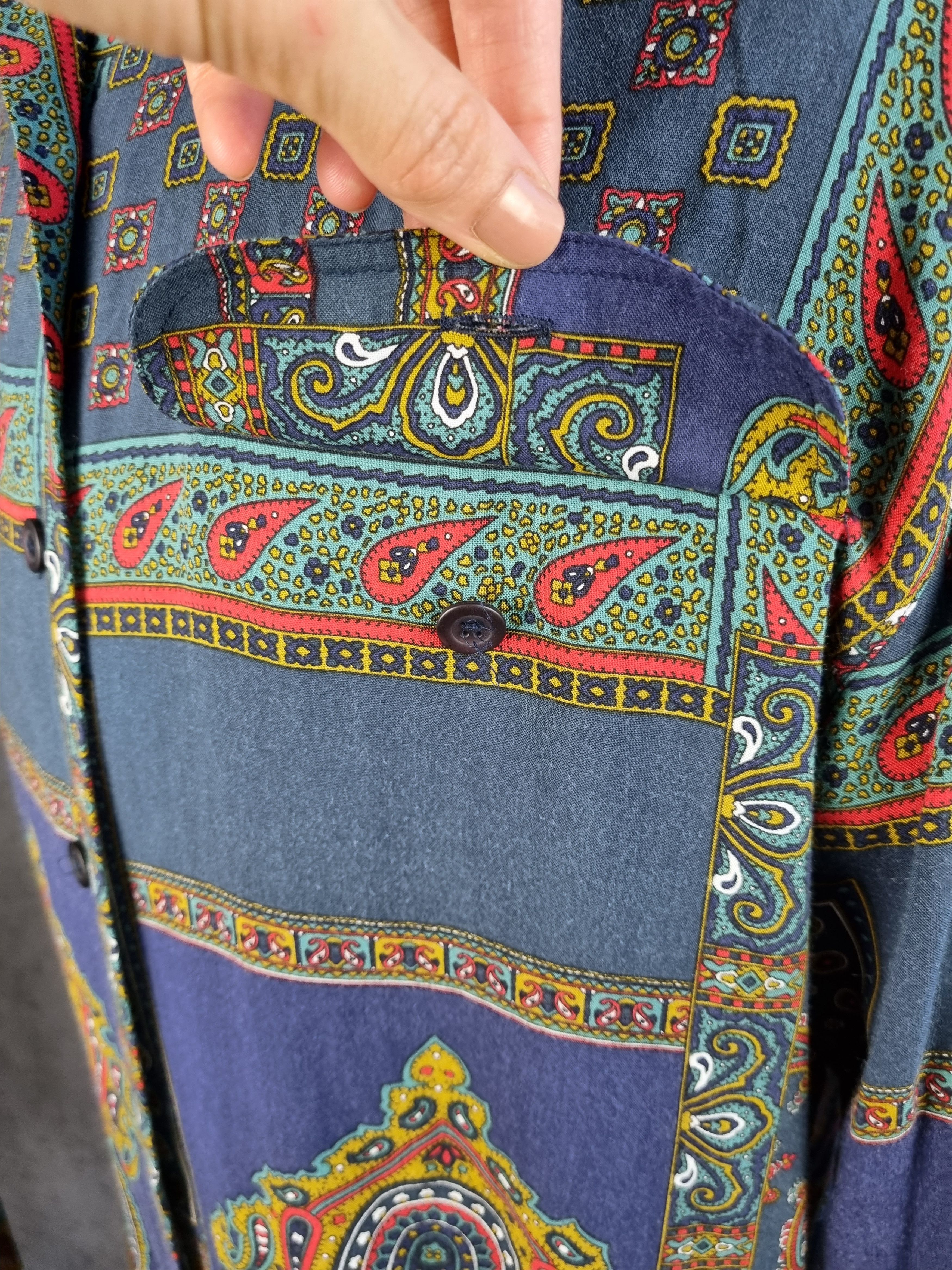 Other 80s Vintage Shirt Bandana Print Shirt DRIES VAN NOTEN Style Size US L / EU 52-54 / 3 - 15 Thumbnail