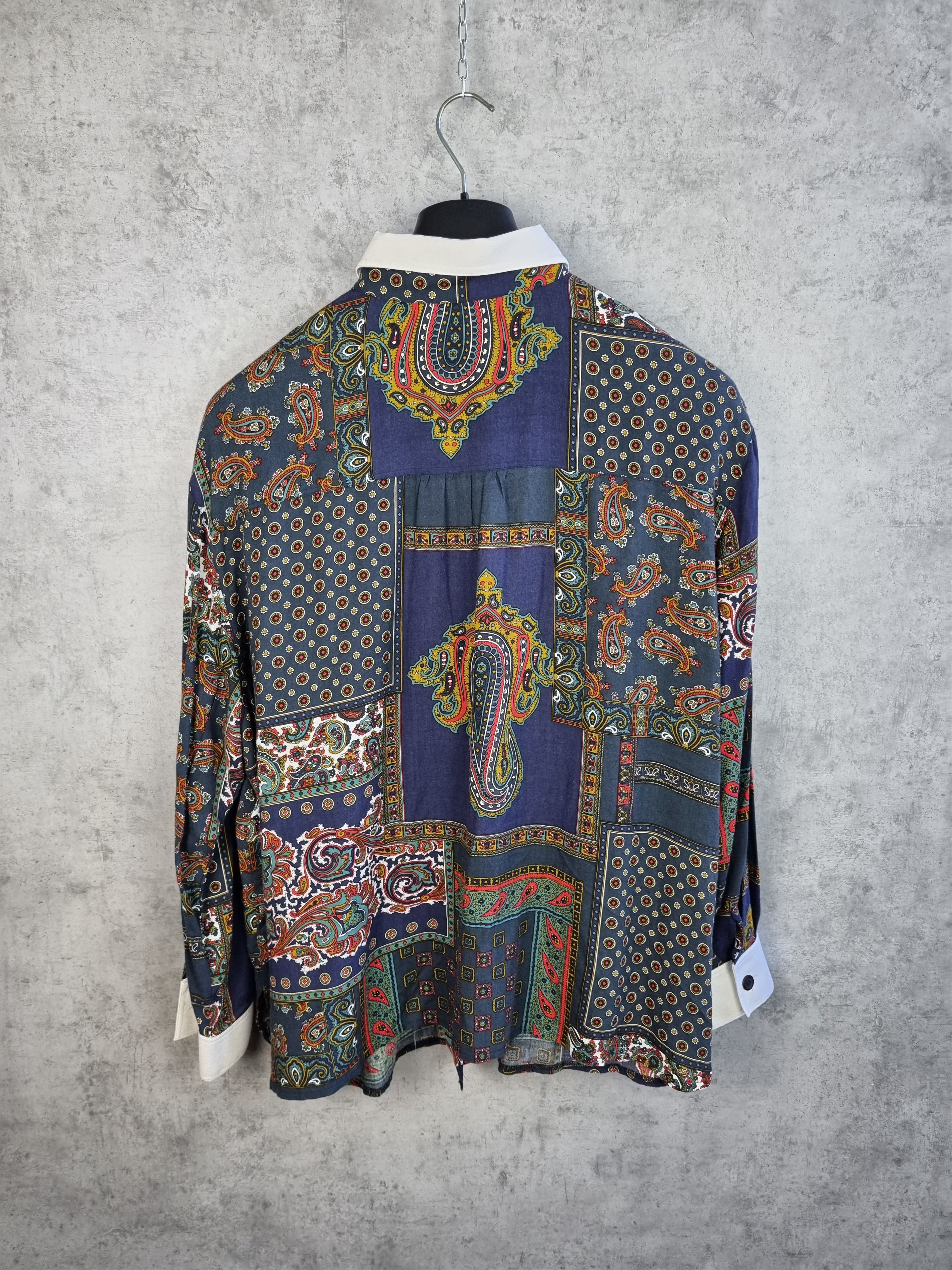 Other 80s Vintage Shirt Bandana Print Shirt DRIES VAN NOTEN Style Size US L / EU 52-54 / 3 - 4 Thumbnail