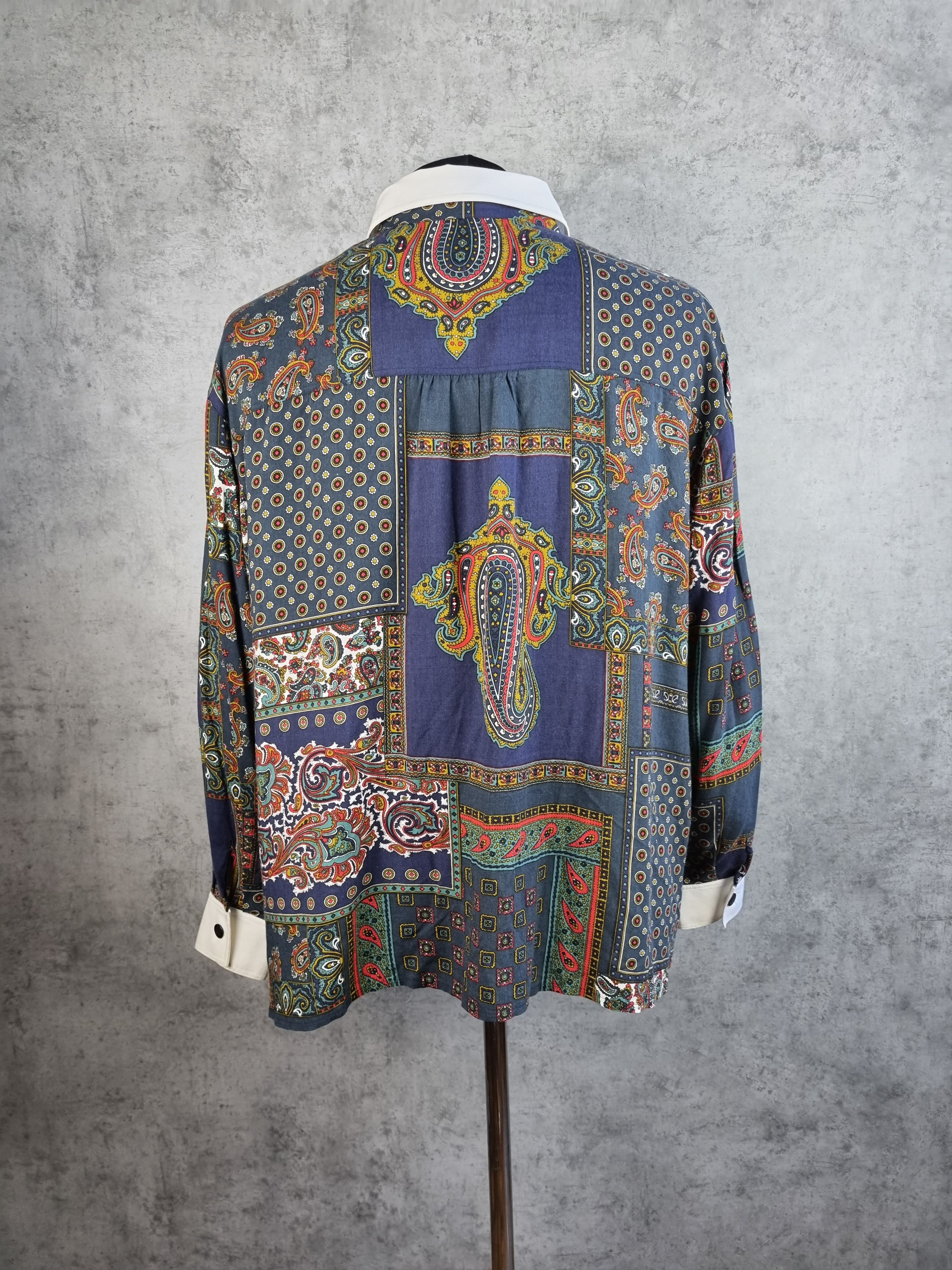 Other 80s Vintage Shirt Bandana Print Shirt DRIES VAN NOTEN Style Size US L / EU 52-54 / 3 - 6 Thumbnail