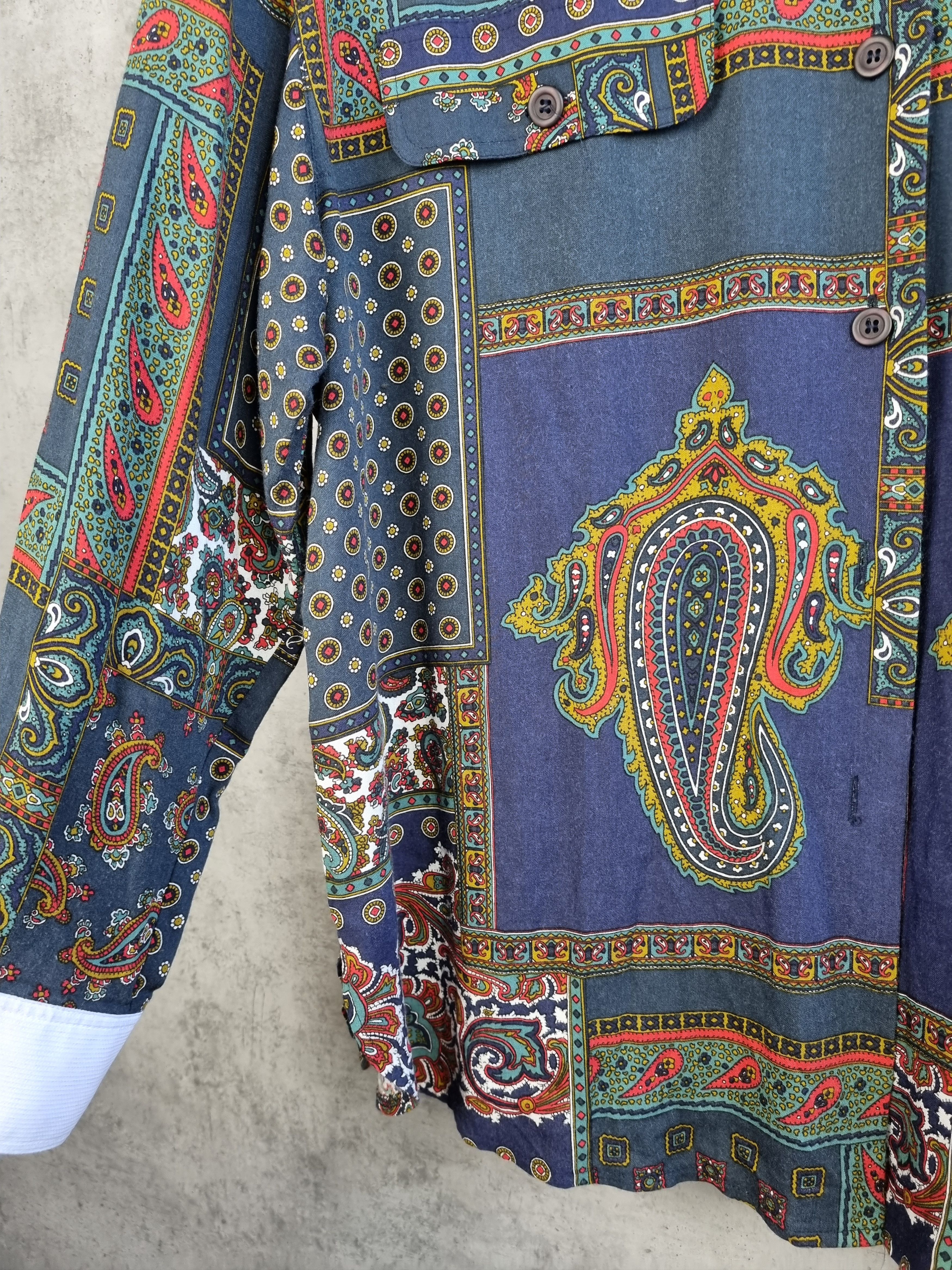 Other 80s Vintage Shirt Bandana Print Shirt DRIES VAN NOTEN Style Size US L / EU 52-54 / 3 - 8 Thumbnail