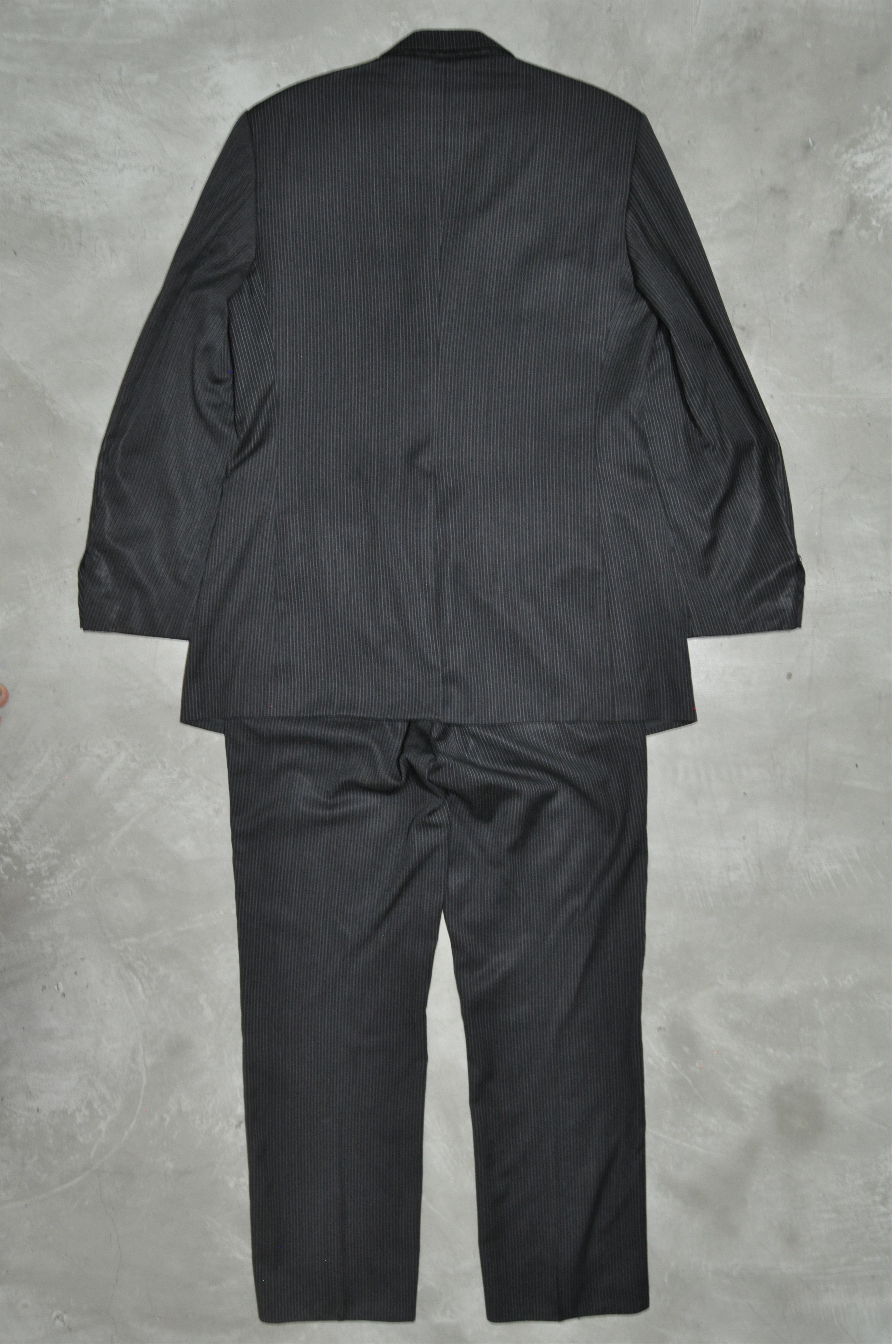 Dior × Hedi Slimane Dior - Hedi Slimane - F/W 05 - 3B Pinstripe Suit Size 52R - 2 Thumbnail