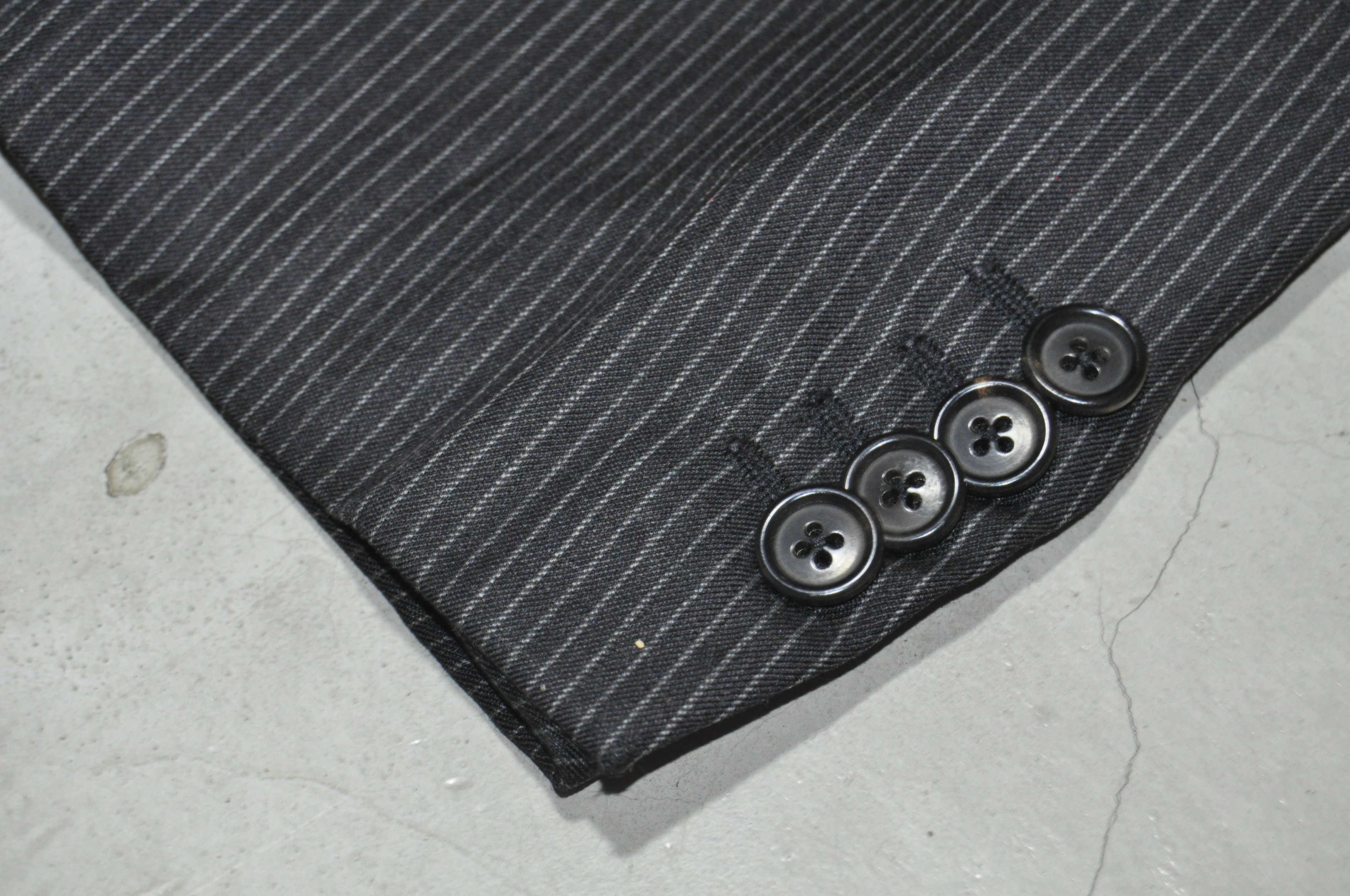 Dior × Hedi Slimane Dior - Hedi Slimane - F/W 05 - 3B Pinstripe Suit Size 52R - 4 Thumbnail