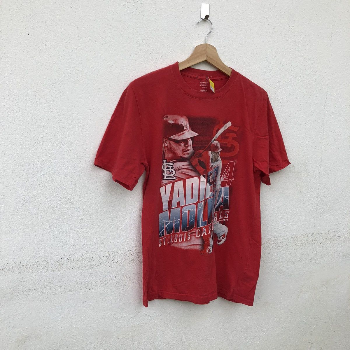 Vintage BIG LOGO YADIER MOLINA PLAYER Size US M / EU 48-50 / 2 - 2 Thumbnail
