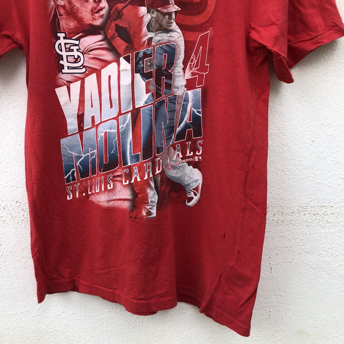 Vintage BIG LOGO YADIER MOLINA PLAYER Size US M / EU 48-50 / 2 - 3 Thumbnail