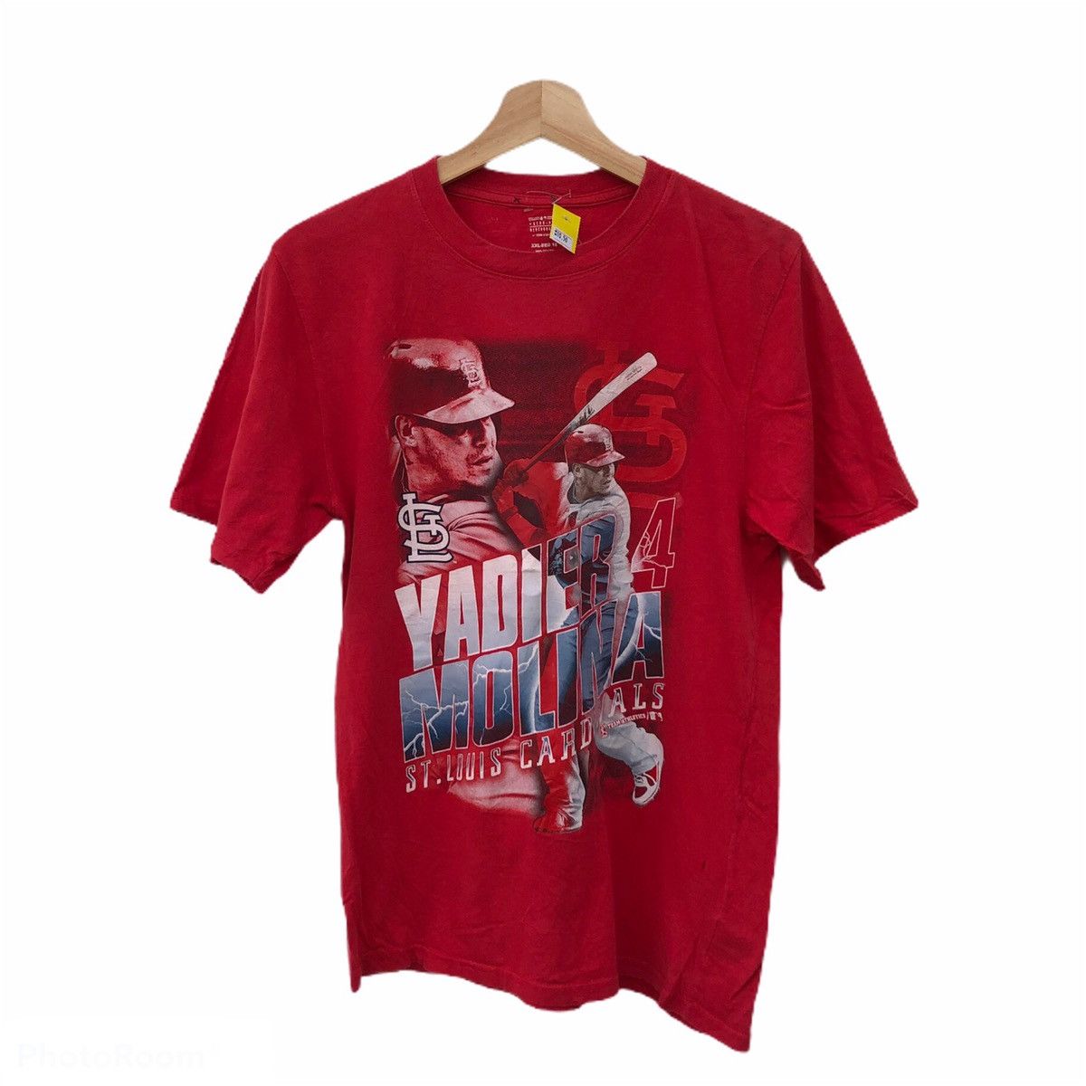 Vintage BIG LOGO YADIER MOLINA PLAYER Size US M / EU 48-50 / 2 - 1 Thumbnail