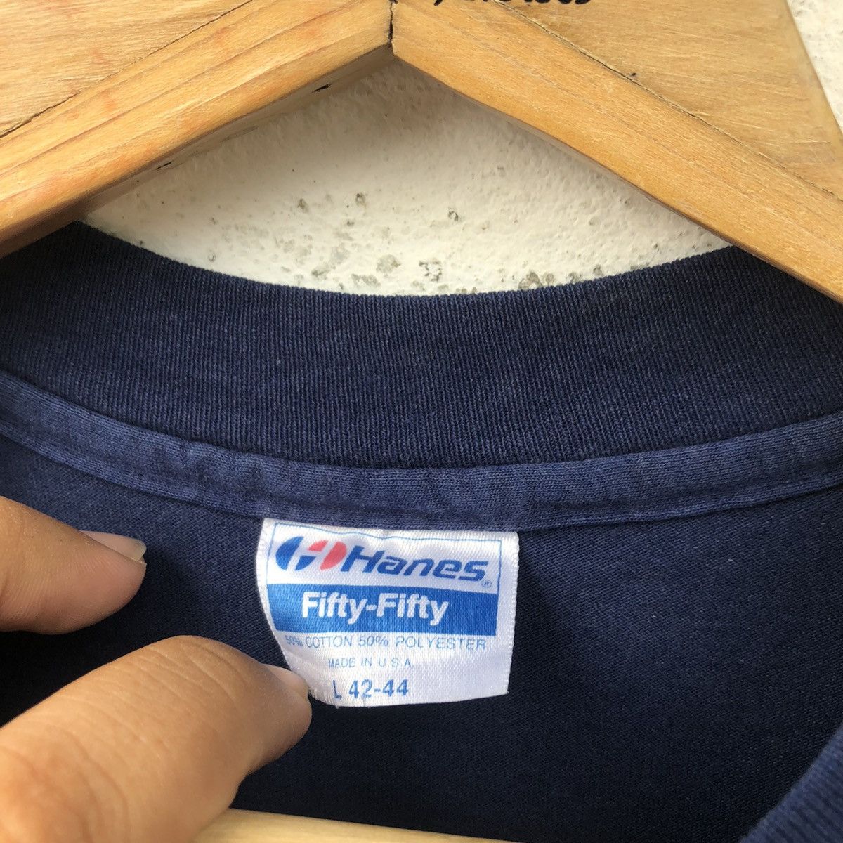 Hanes Vintage 1991 Cristo Fuente De Poder Campamento '91 Size US L / EU 52-54 / 3 - 9 Thumbnail