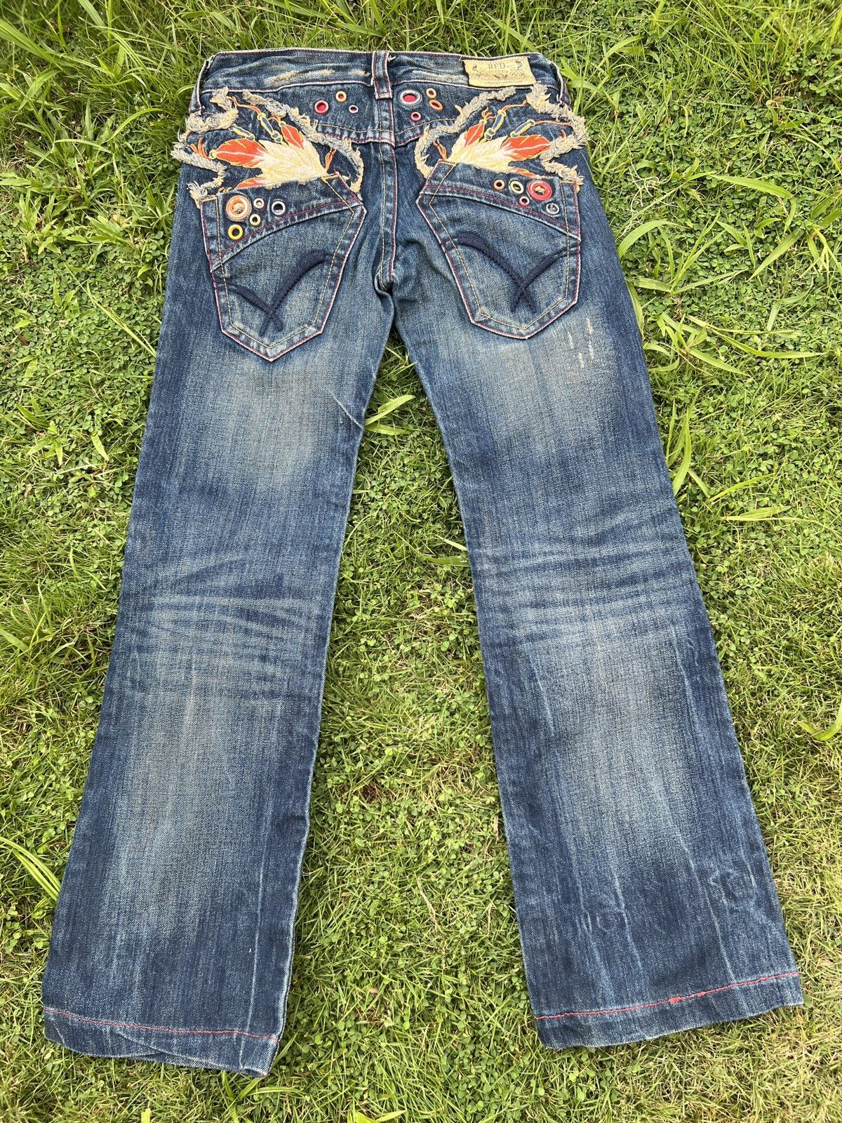 Japanese Brand 🔥VINTAGE REDPEPPER JEANS RARE DESIGN Size US 28 / EU 44 - 1 Thumbnail