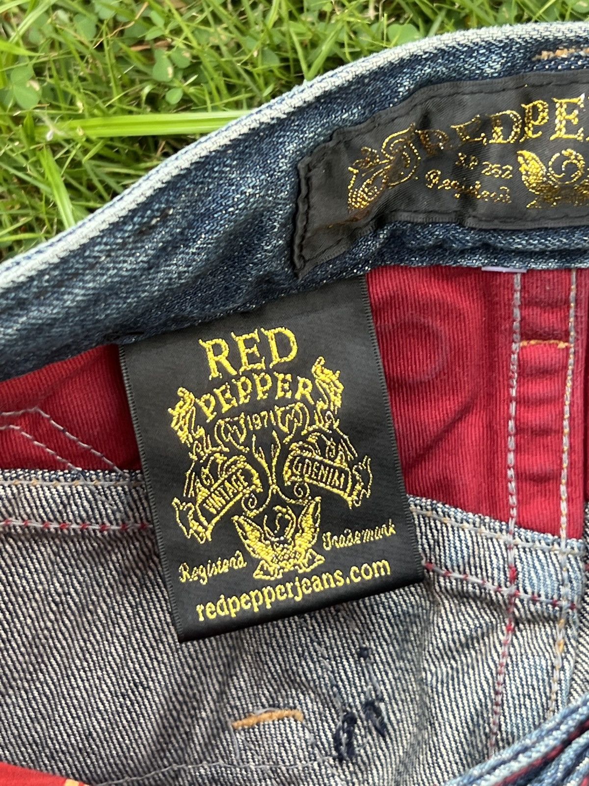 Japanese Brand 🔥VINTAGE REDPEPPER JEANS RARE DESIGN Size US 28 / EU 44 - 11 Thumbnail