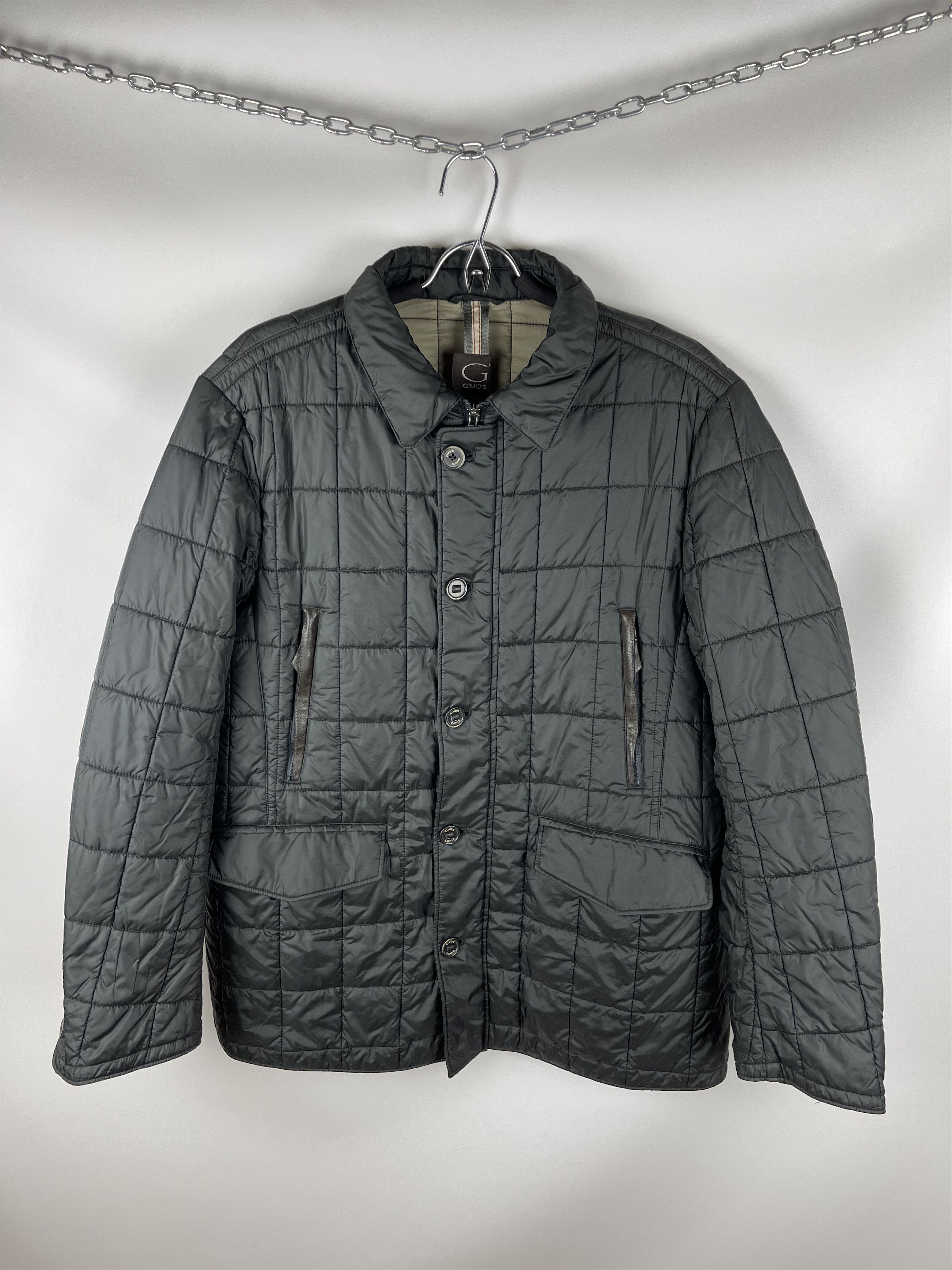 Gimo's RRP 870$! Gimo’s luxury quilted jacket parkas zipper button Size US L / EU 52-54 / 3 - 1 Thumbnail