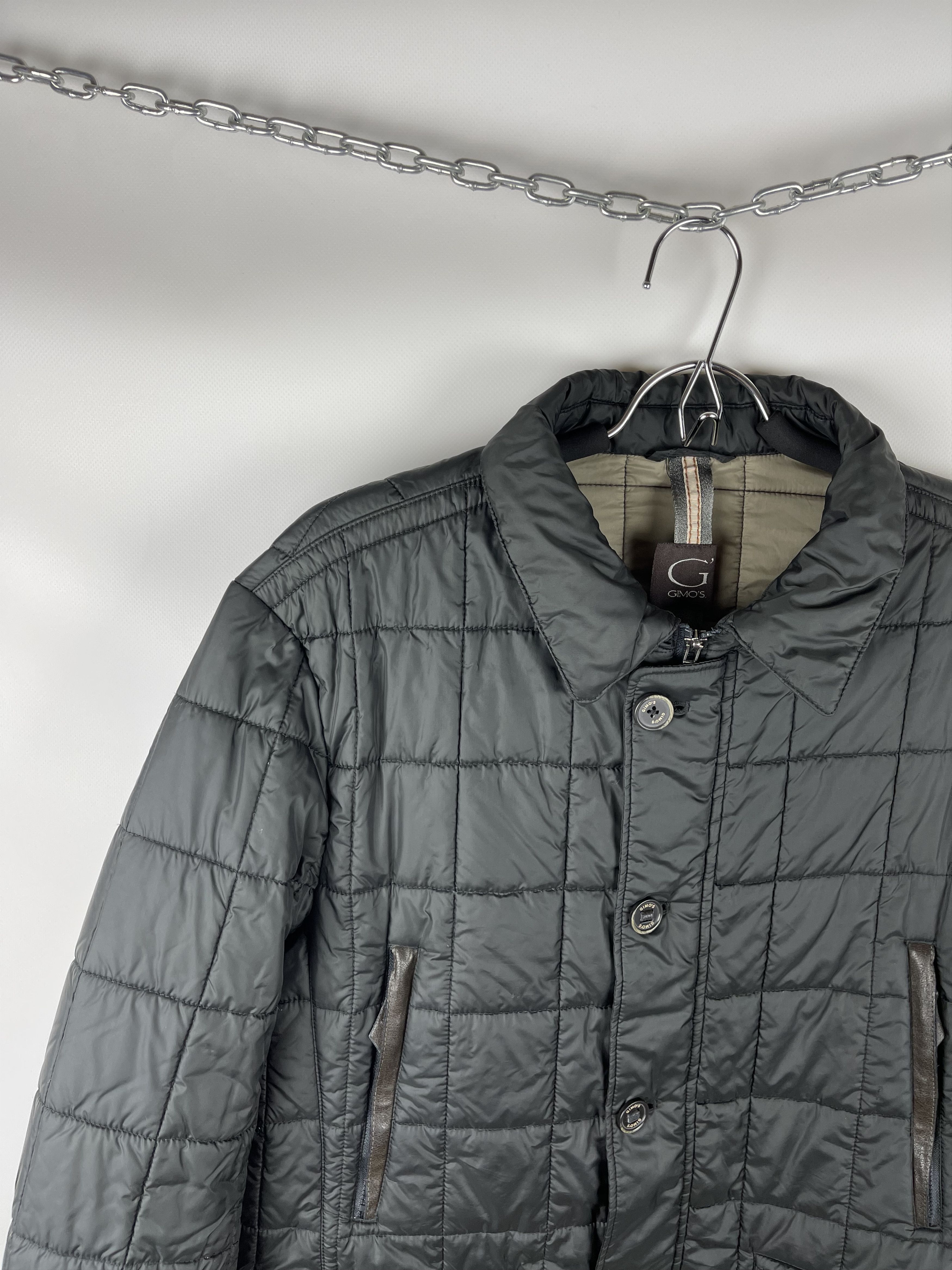 Gimo's RRP 870$! Gimo’s luxury quilted jacket parkas zipper button Size US L / EU 52-54 / 3 - 2 Thumbnail