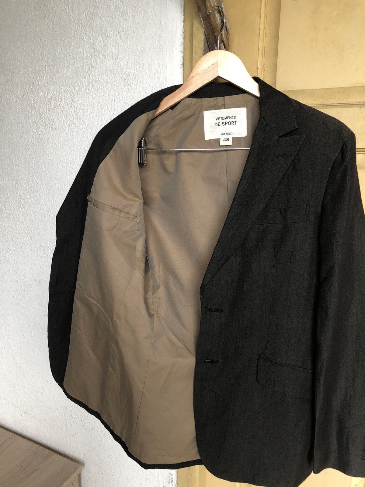 Japanese Brand Vintage Vetements De Sport Wim Neels Single Breasted Blazers Size US M / EU 48-50 / 2 - 16 Thumbnail