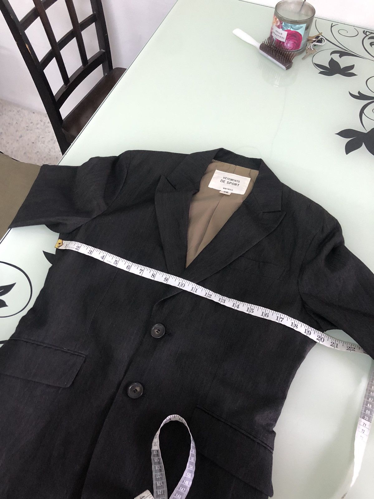 Japanese Brand Vintage Vetements De Sport Wim Neels Single Breasted Blazers Size US M / EU 48-50 / 2 - 19 Thumbnail