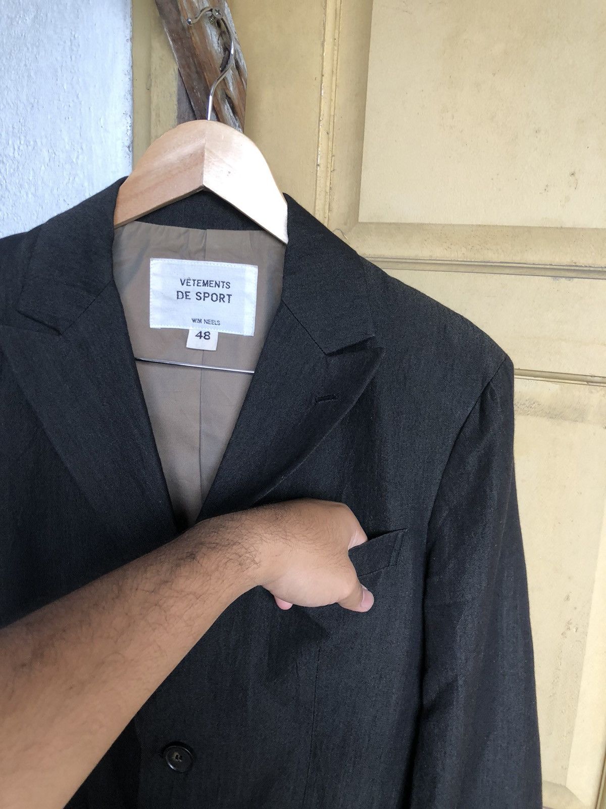 Japanese Brand Vintage Vetements De Sport Wim Neels Single Breasted Blazers Size US M / EU 48-50 / 2 - 11 Thumbnail