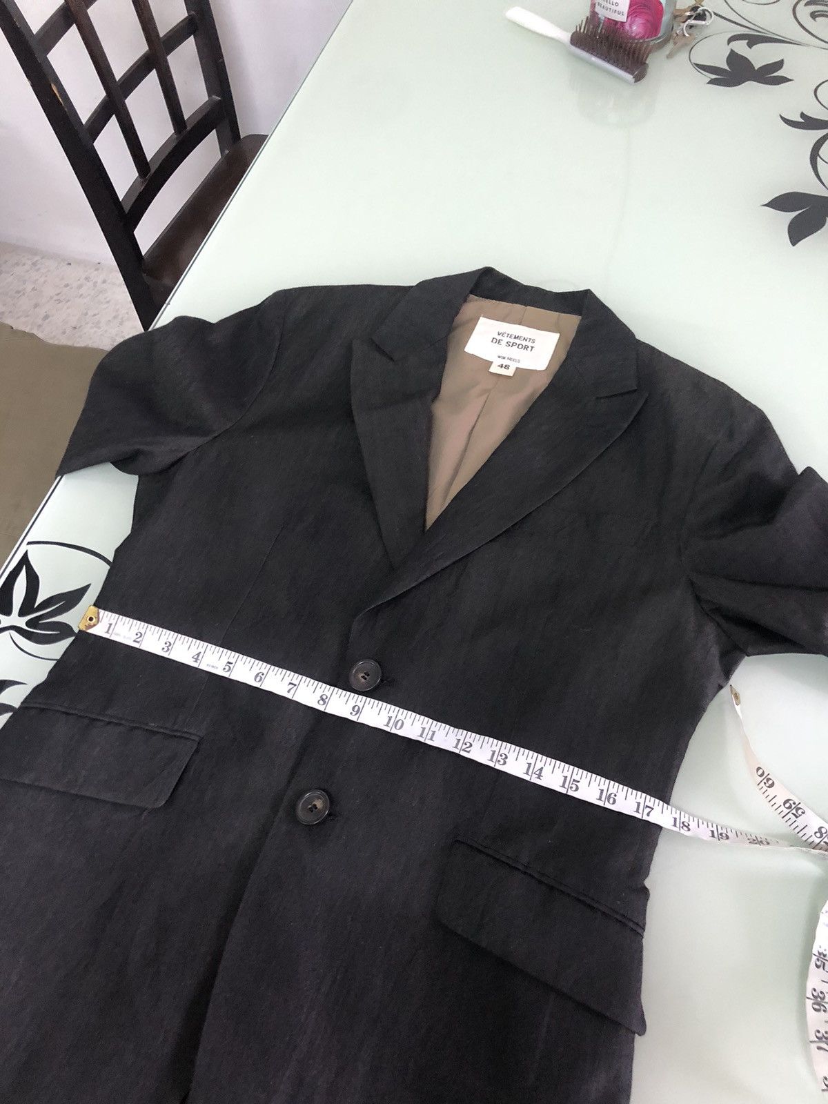 Japanese Brand Vintage Vetements De Sport Wim Neels Single Breasted Blazers Size US M / EU 48-50 / 2 - 23 Thumbnail