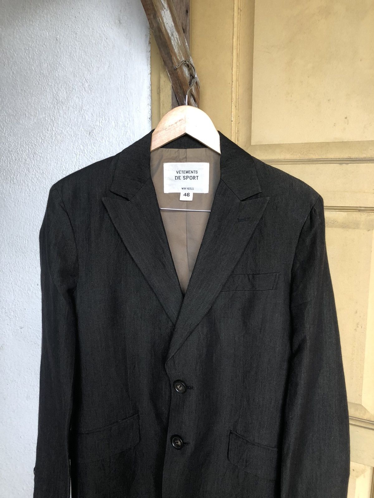 Japanese Brand Vintage Vetements De Sport Wim Neels Single Breasted Blazers Size US M / EU 48-50 / 2 - 2 Thumbnail