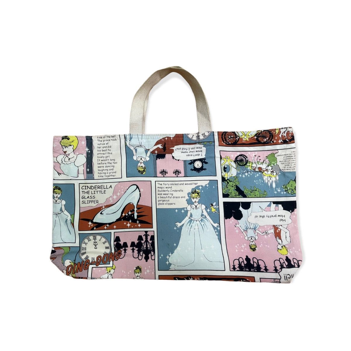 Cartoon Network × Vintage Cinderella Full Print Tote Bag Size ONE SIZE - 1 Thumbnail