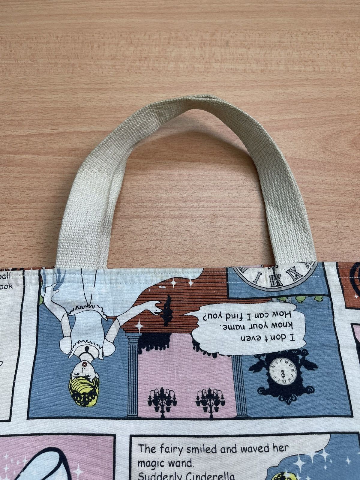 Cartoon Network × Vintage Cinderella Full Print Tote Bag Size ONE SIZE - 6 Thumbnail