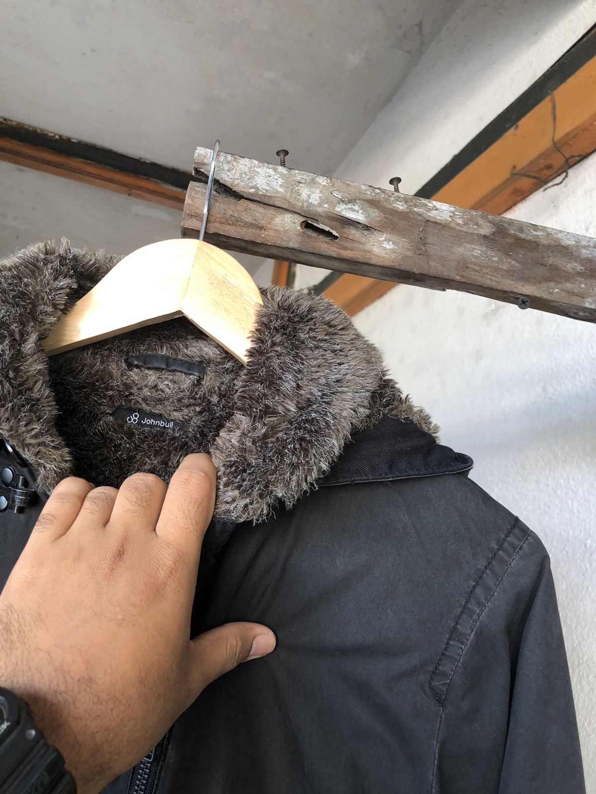 Johnbull Vtg John Bull Faded Color Military Faux Fur Winter Jacket Size US L / EU 52-54 / 3 - 6 Thumbnail