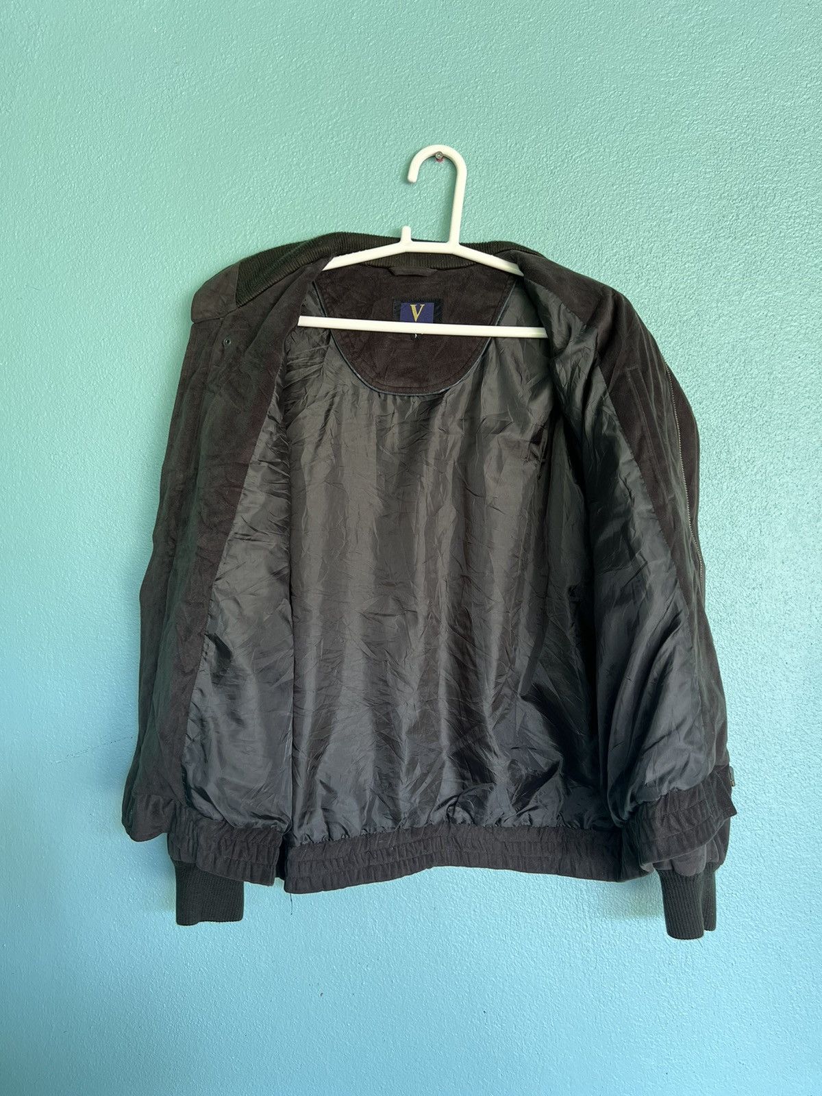 Valentino × Vintage Vintage Carlo Velentino Bomber Jacket Size US L / EU 52-54 / 3 - 3 Thumbnail