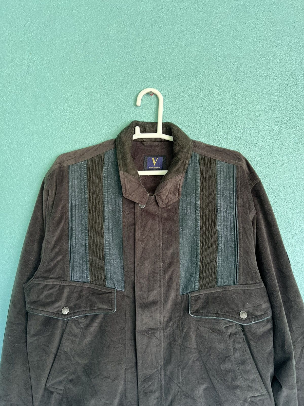 Valentino × Vintage Vintage Carlo Velentino Bomber Jacket Size US L / EU 52-54 / 3 - 4 Thumbnail