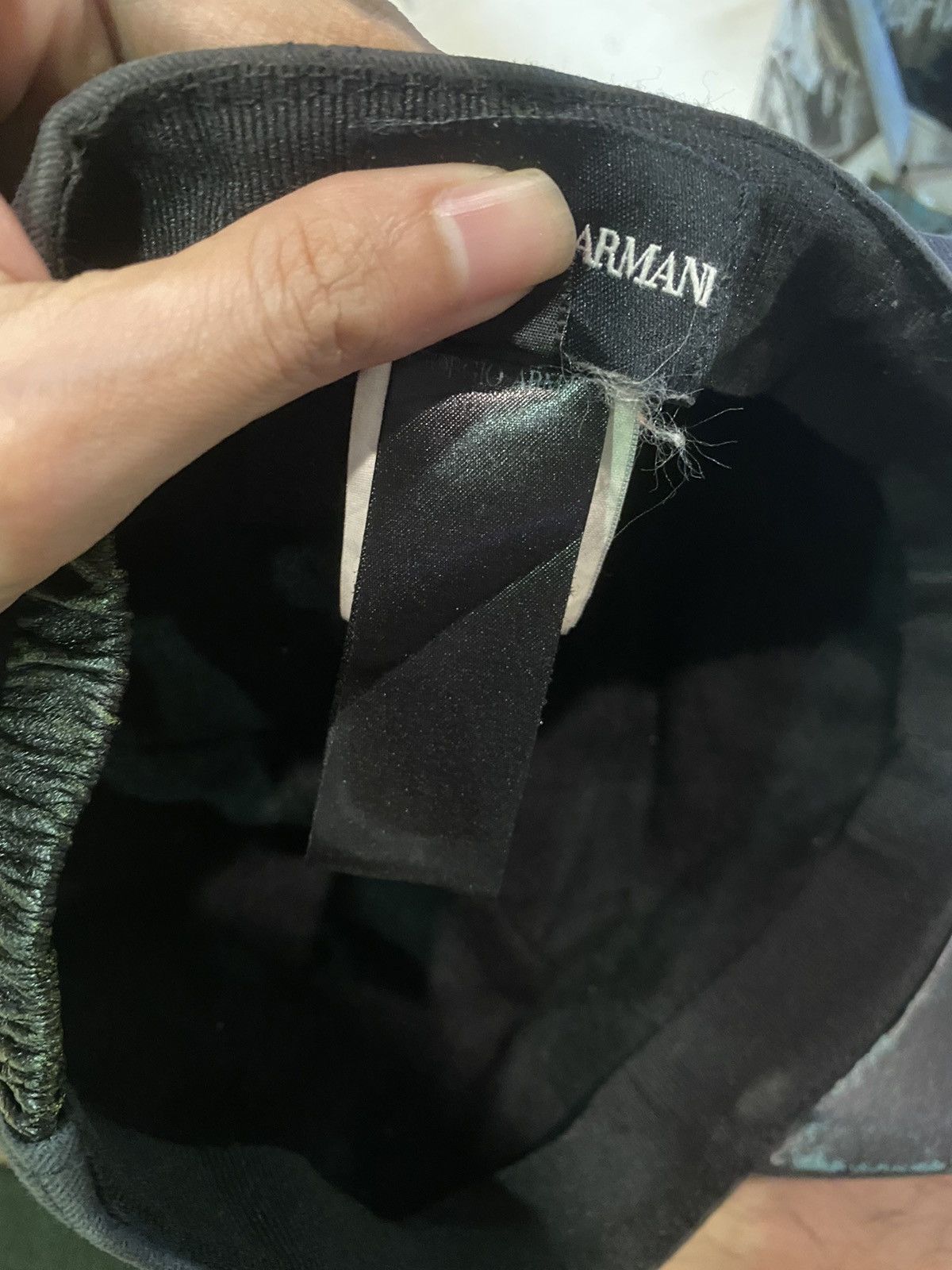 Giorgio Armani Giorgio Armani Logo Caps Size 60 Size ONE SIZE - 10 Thumbnail