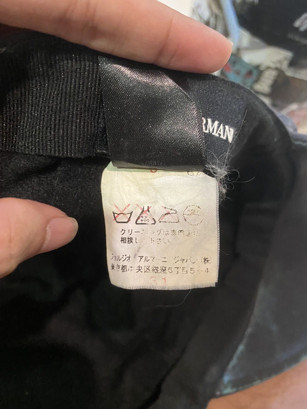 Giorgio Armani Giorgio Armani Logo Caps Size 60 Size ONE SIZE - 11 Thumbnail