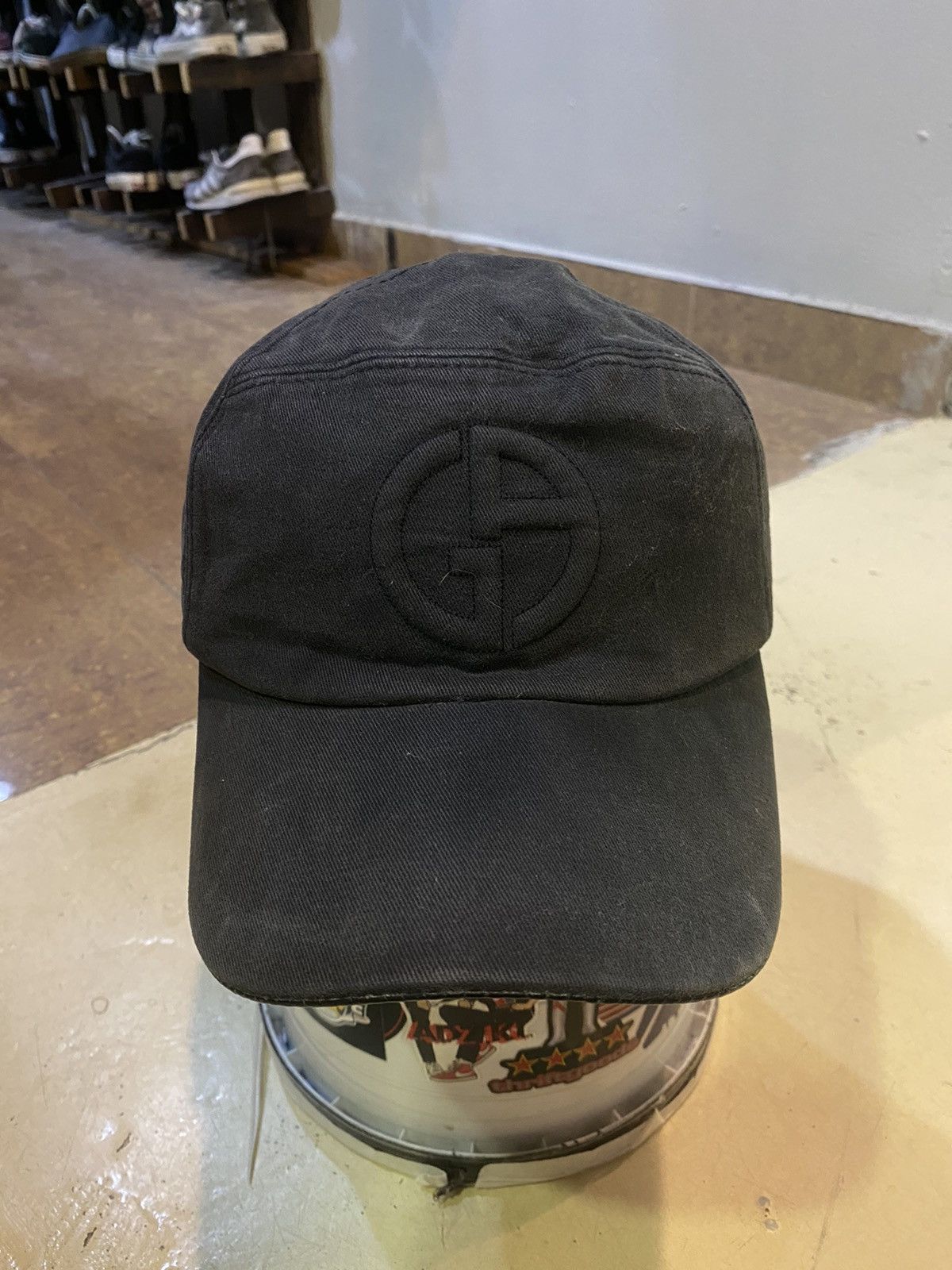 Giorgio Armani Giorgio Armani Logo Caps Size 60 Size ONE SIZE - 1 Thumbnail