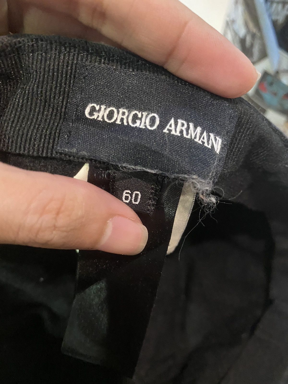Giorgio Armani Giorgio Armani Logo Caps Size 60 Size ONE SIZE - 9 Thumbnail