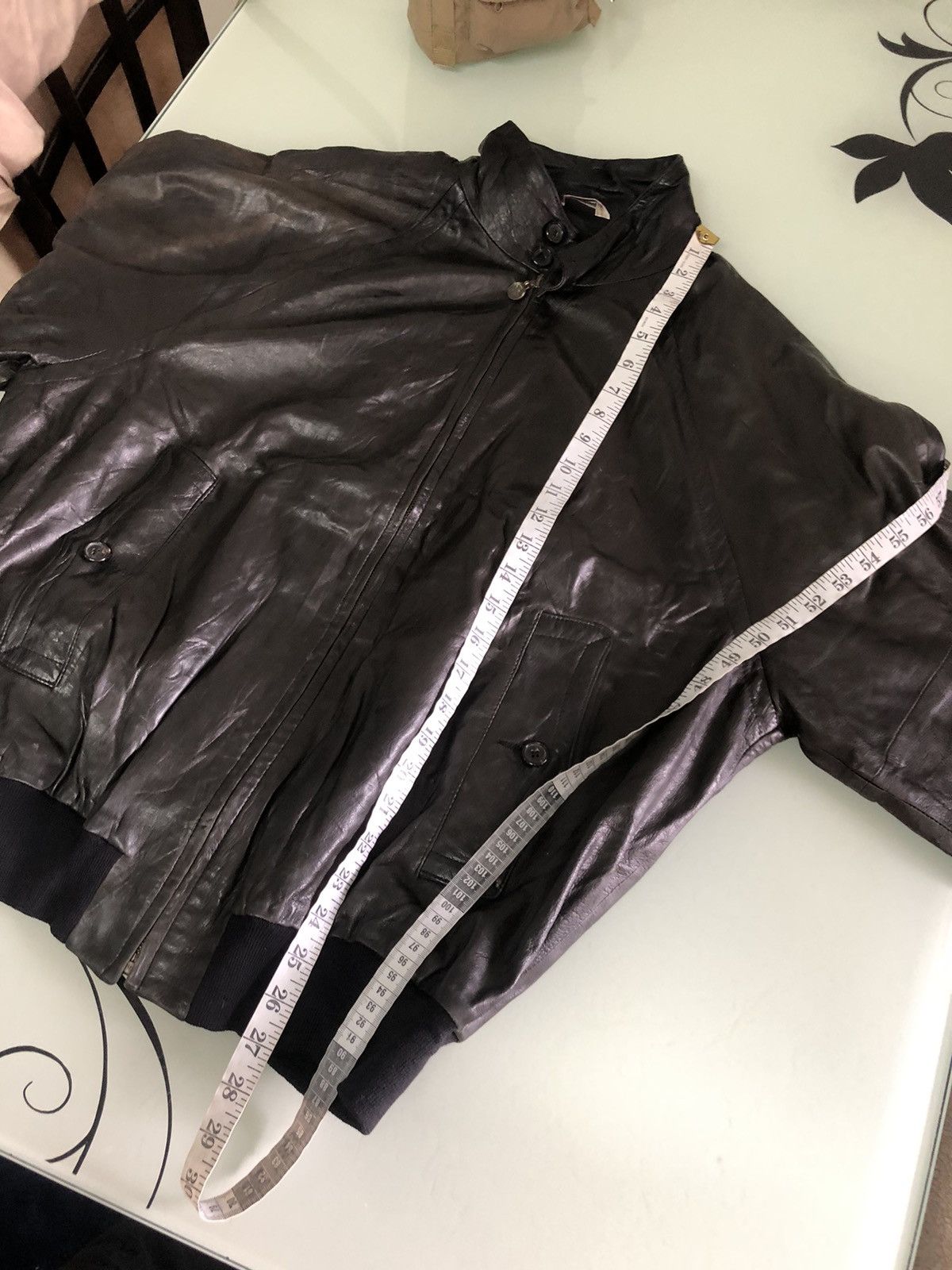 Bally Vintage 90s Bally Leather Bomber Jacket Size US L / EU 52-54 / 3 - 24 Thumbnail