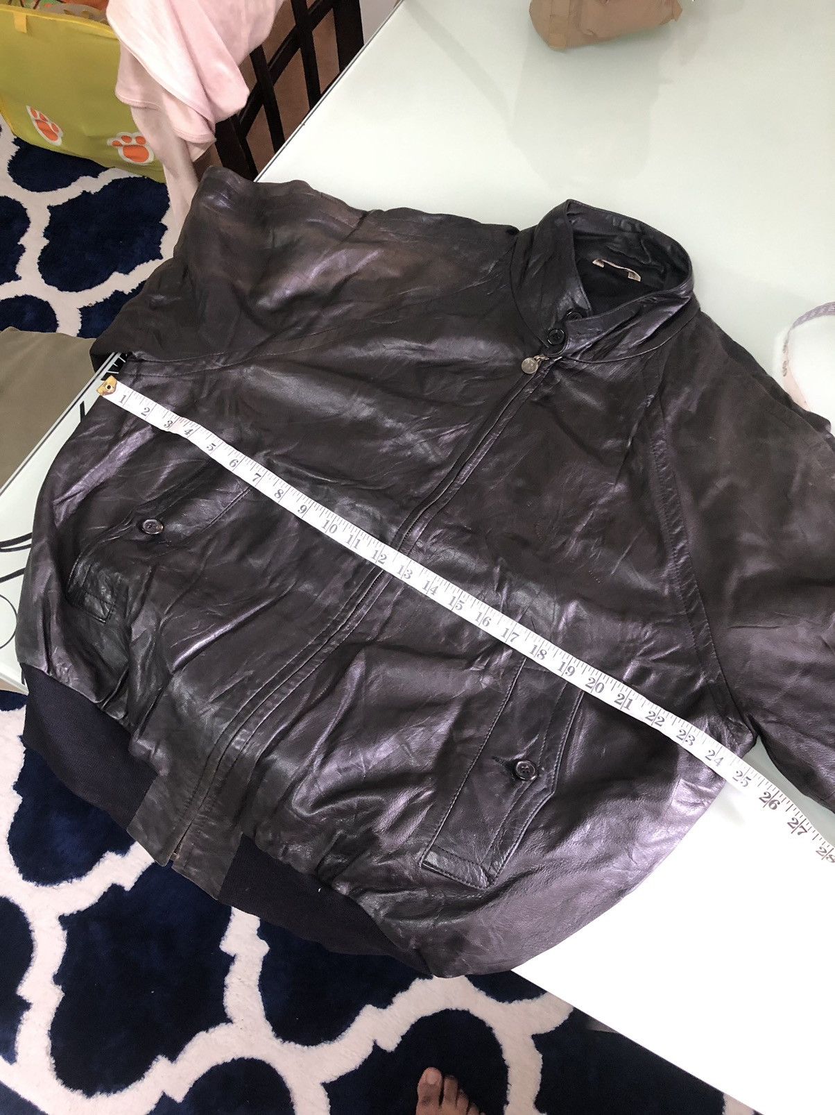 Bally Vintage 90s Bally Leather Bomber Jacket Size US L / EU 52-54 / 3 - 23 Thumbnail
