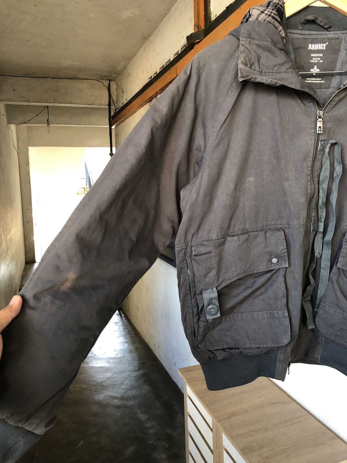 ADDICT Vtg Addict Distressed Military Parachute Style Jacket Size US M / EU 48-50 / 2 - 12 Thumbnail