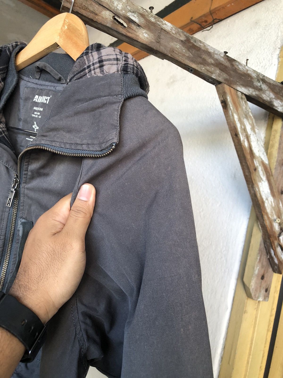 ADDICT Vtg Addict Distressed Military Parachute Style Jacket Size US M / EU 48-50 / 2 - 17 Thumbnail