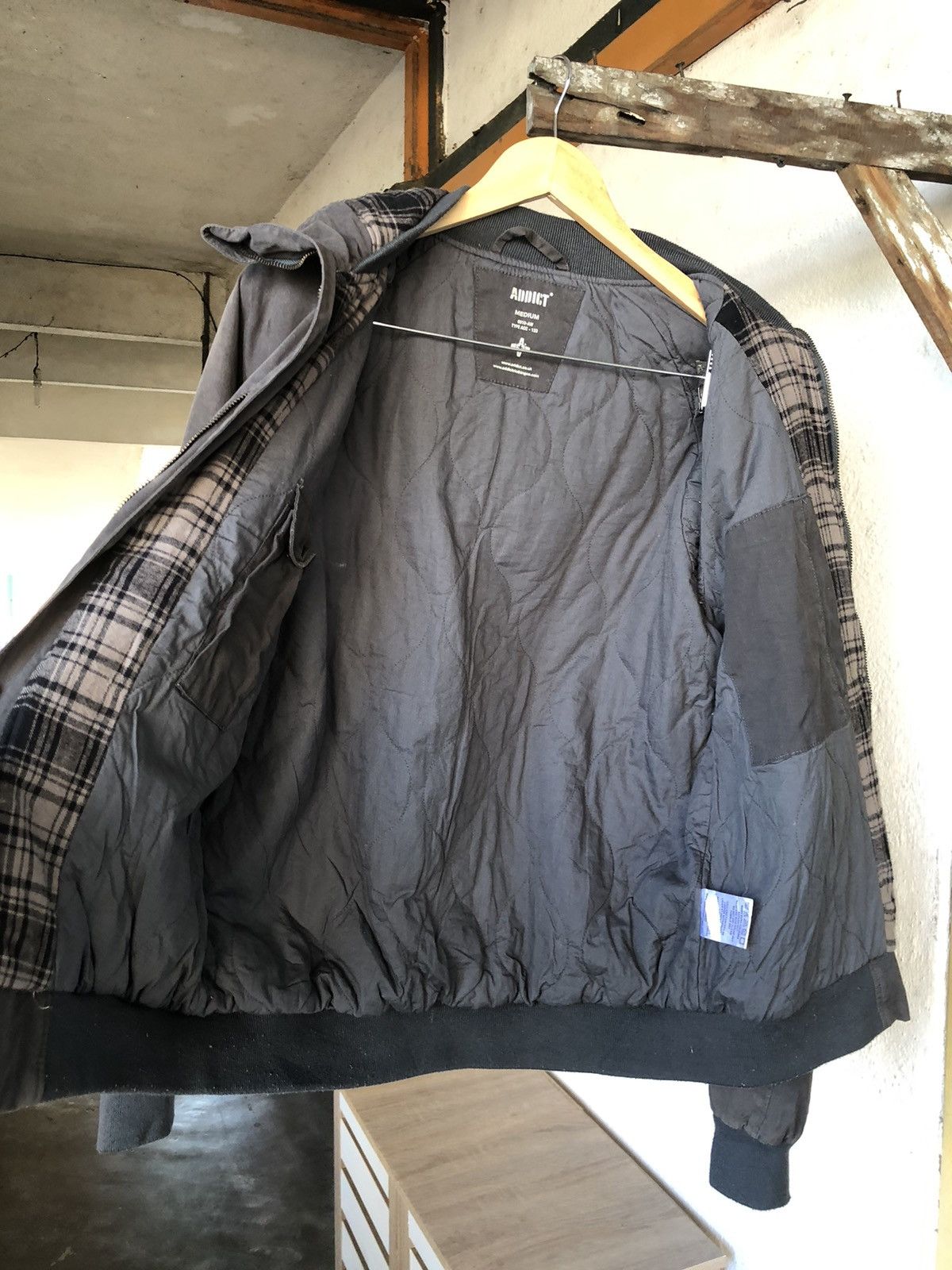 ADDICT Vtg Addict Distressed Military Parachute Style Jacket Size US M / EU 48-50 / 2 - 22 Thumbnail