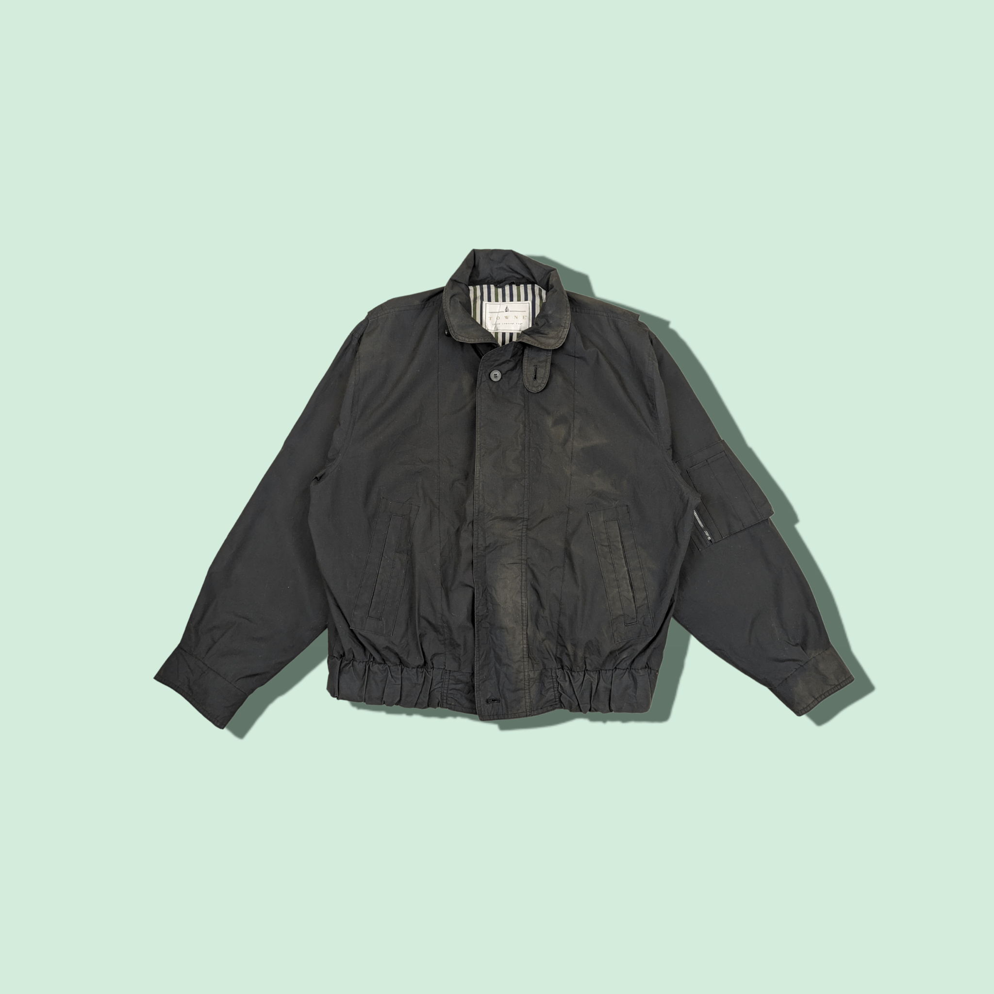 London Fog TOWNE London Fog Bomber Style Harrington Jacket | Grailed