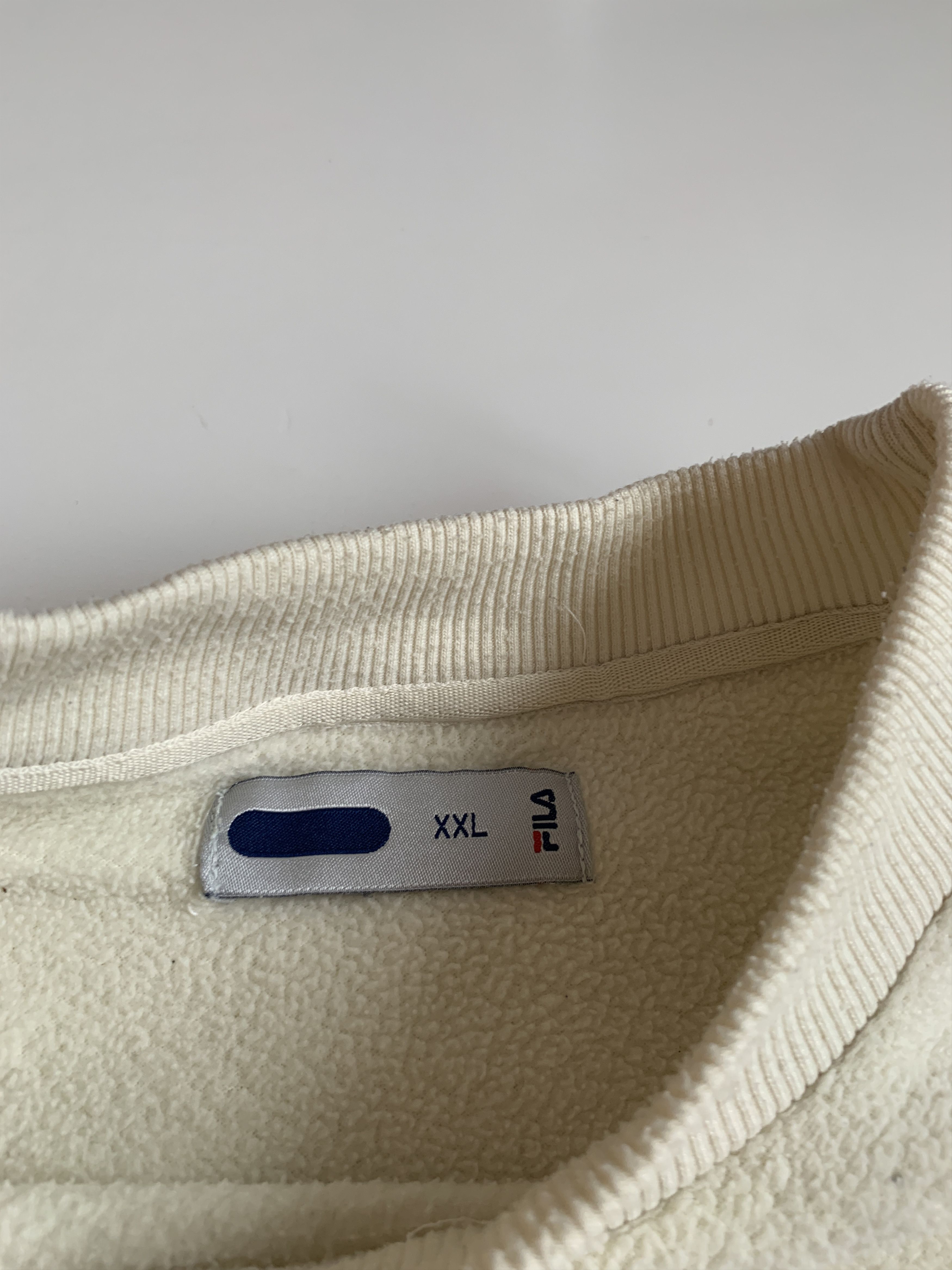 Fila × Vintage Fila Vintage Big Logo Fleece Men's Sweatshirt Size US XXL / EU 58 / 5 - 5 Thumbnail