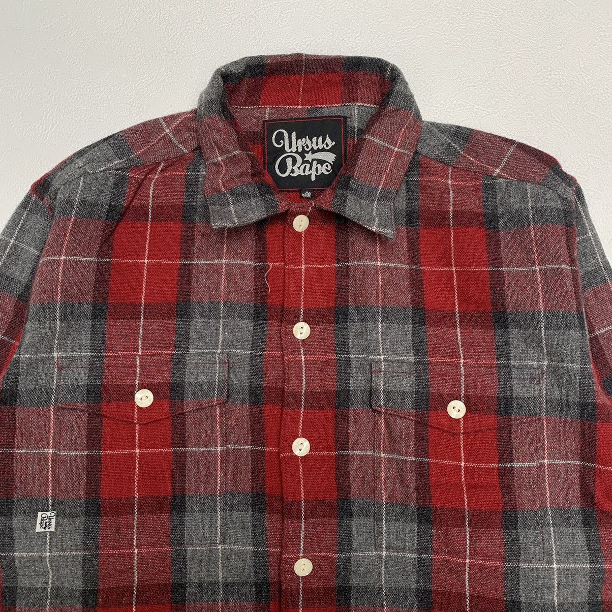 Bape Ursus Bape Flannel Shirt Size US M / EU 48-50 / 2 - 3 Thumbnail
