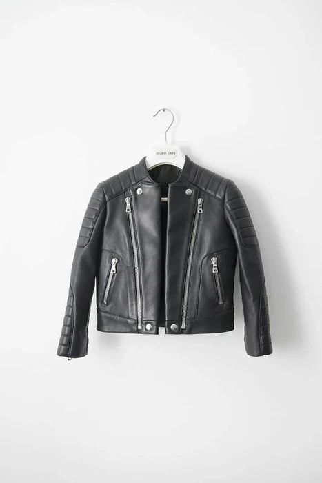 Balmain kid leather jacket